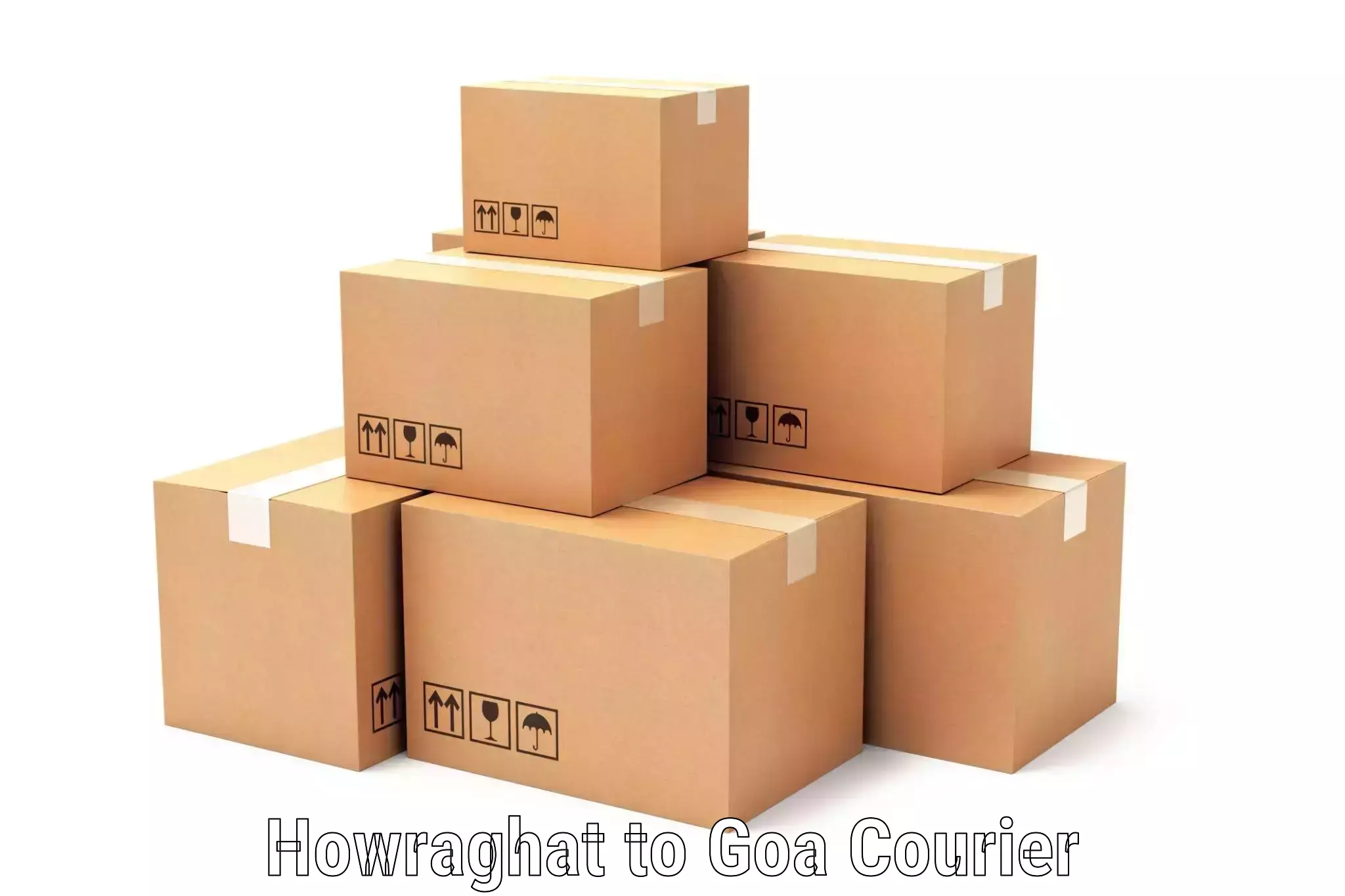 24/7 courier service Howraghat to Goa
