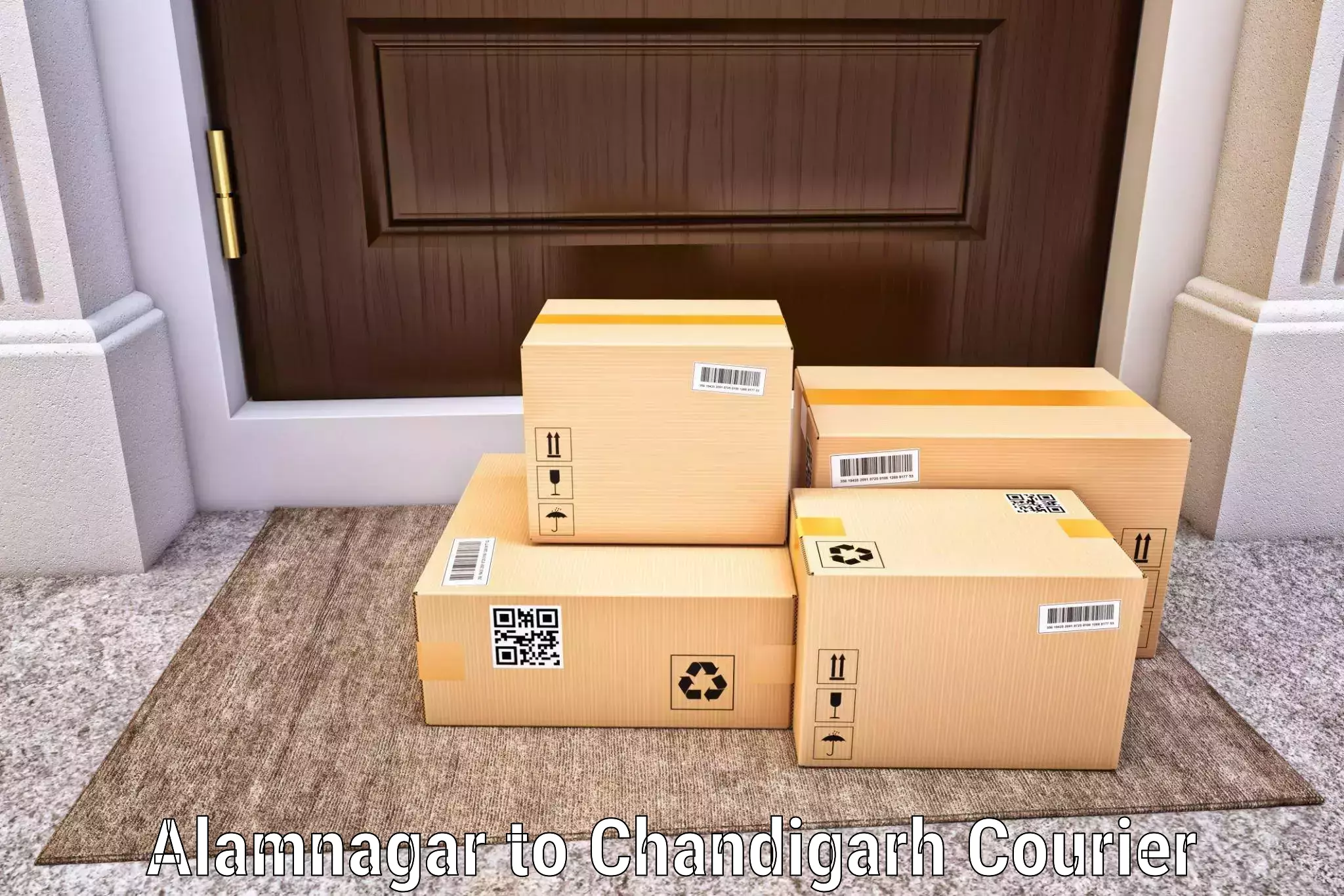 Door-to-door freight service Alamnagar to Chandigarh