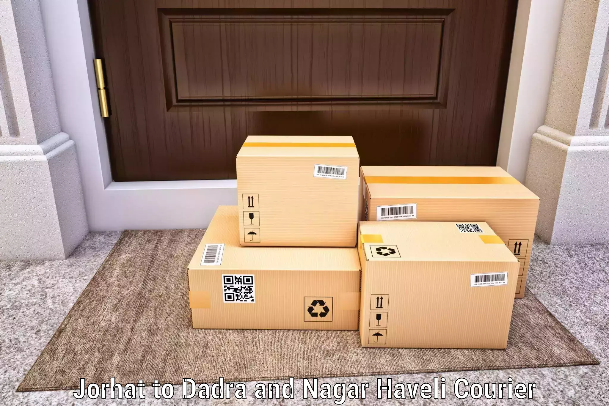 Expedited parcel delivery Jorhat to Silvassa