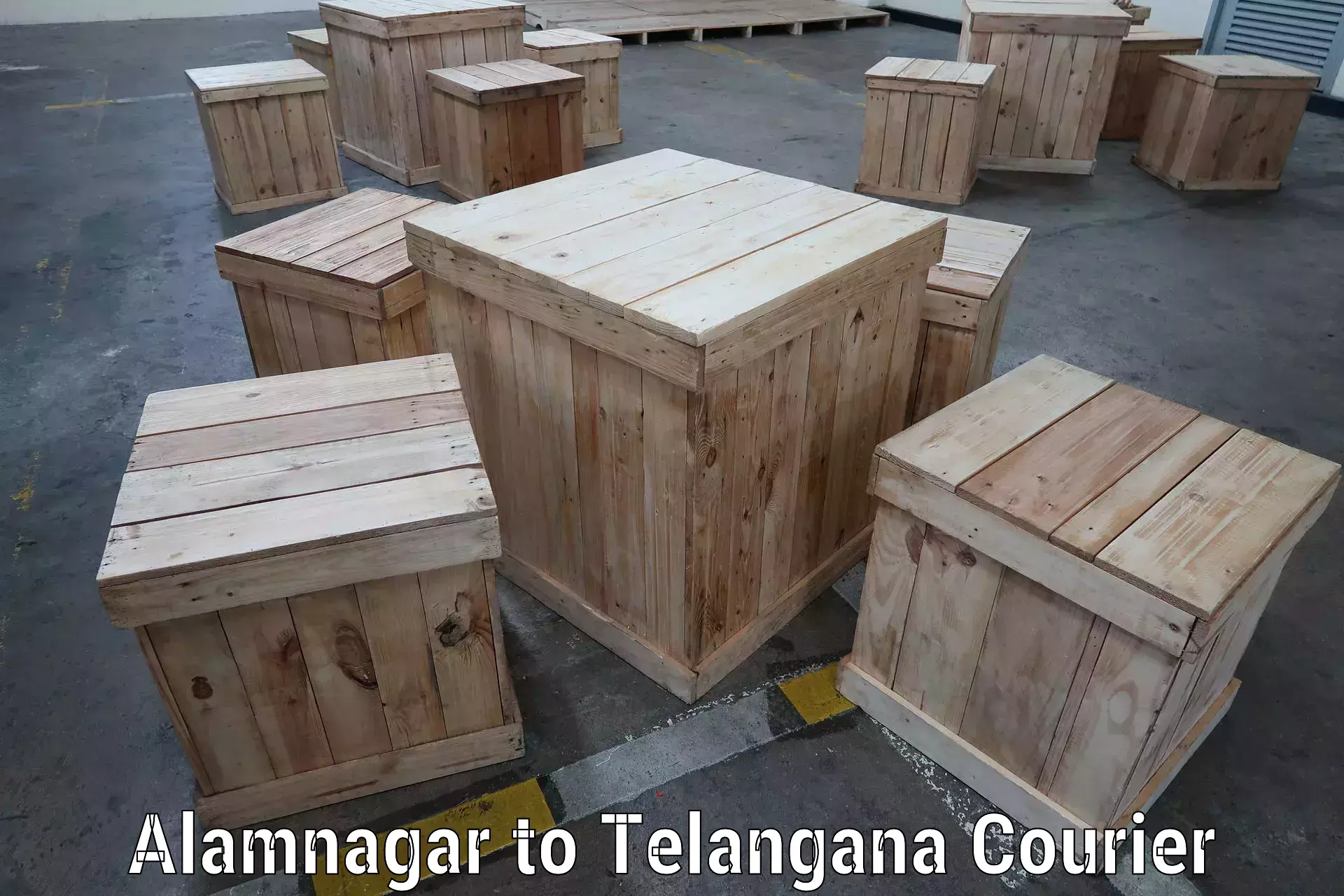 Pharmaceutical courier Alamnagar to Amangal