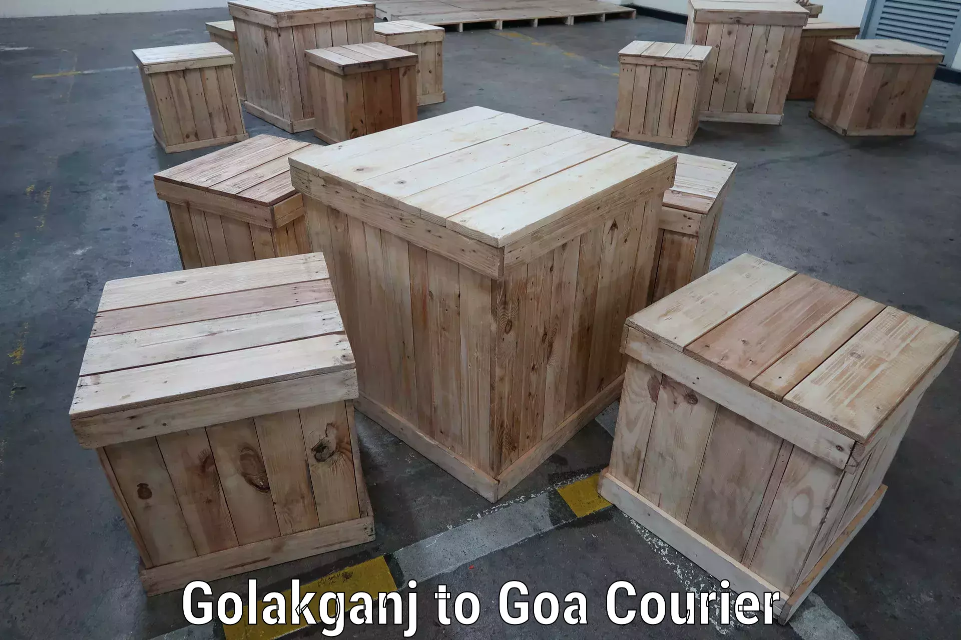 Courier app Golakganj to Sanvordem