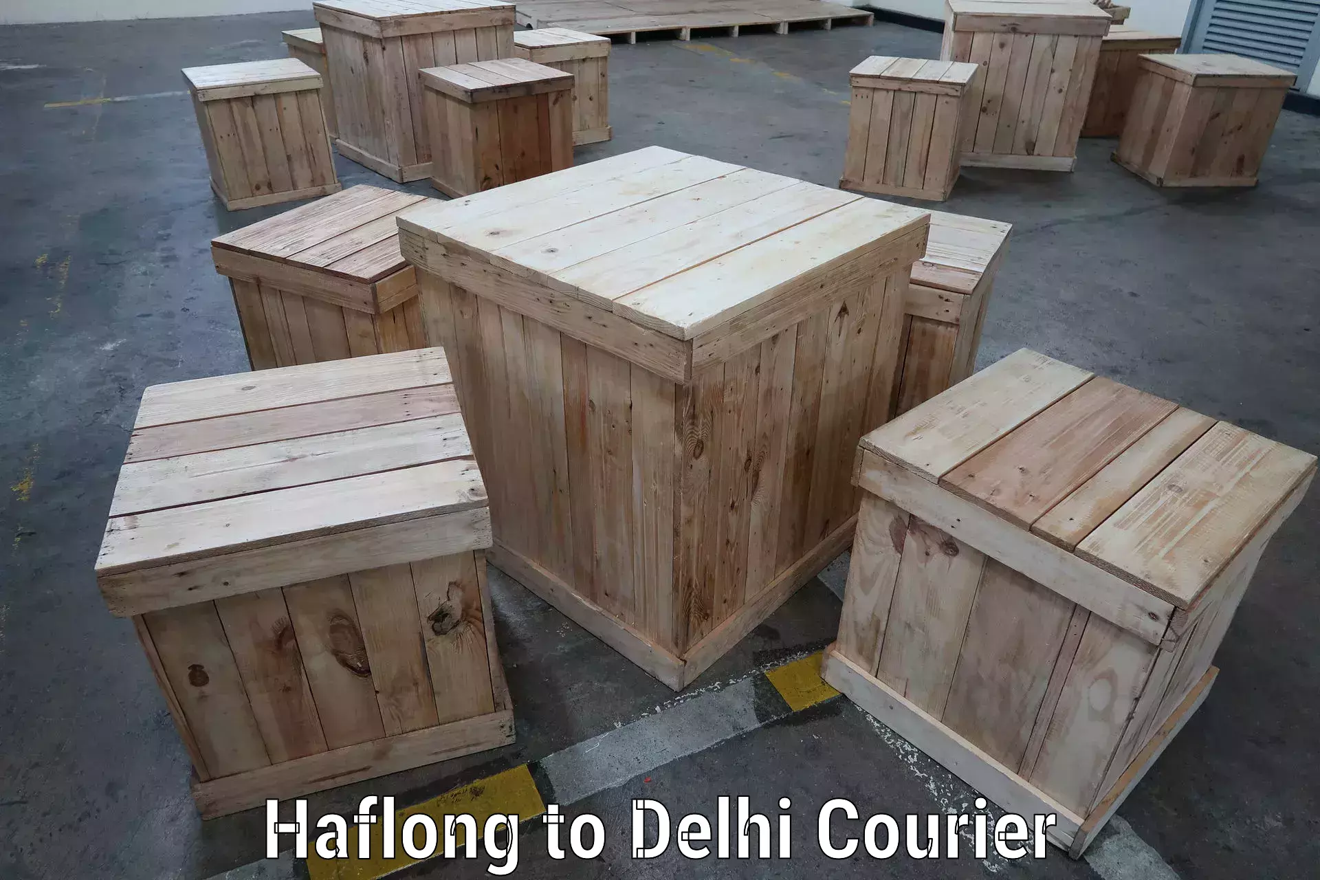 Weekend courier service Haflong to Delhi