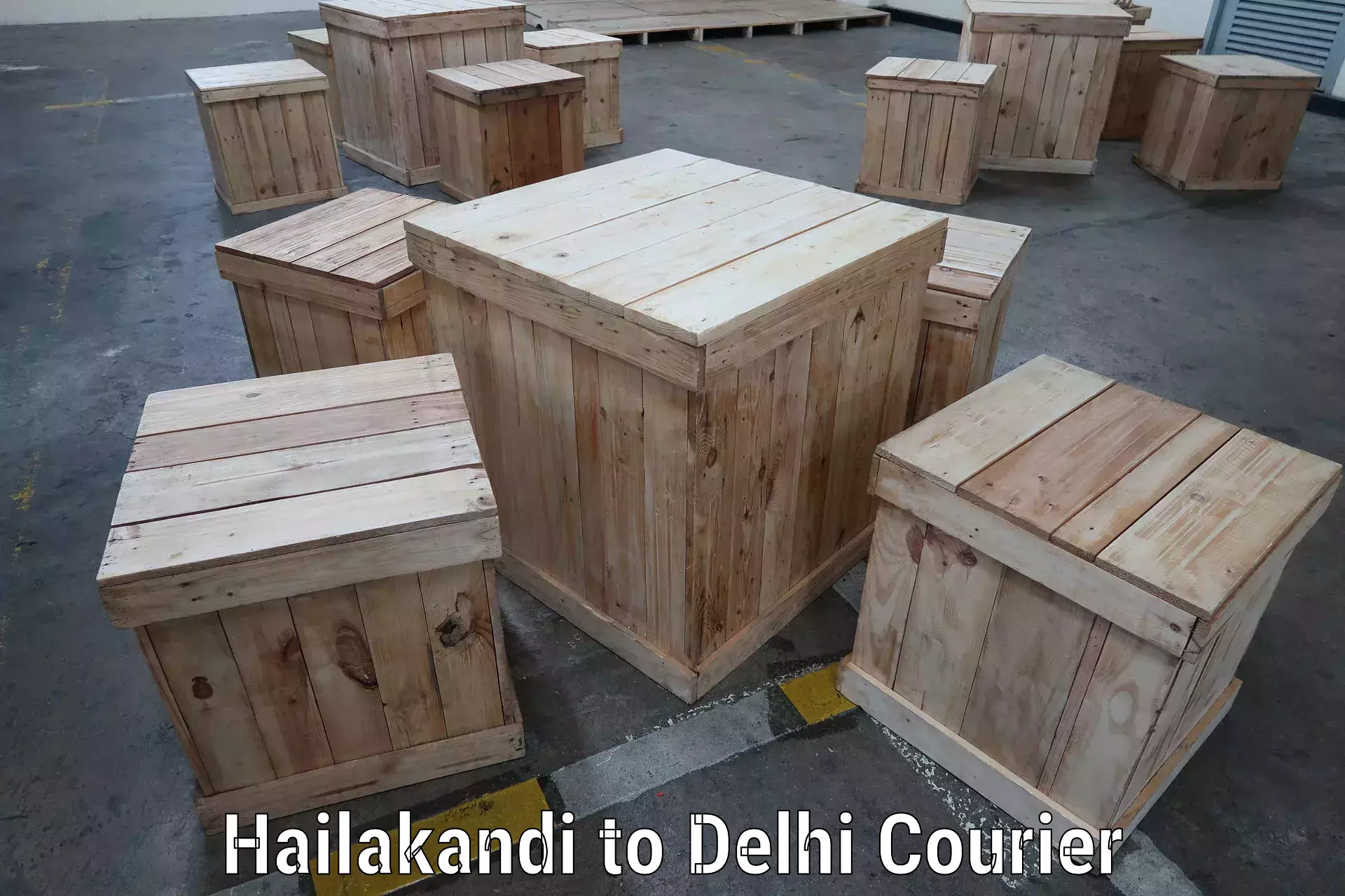 Courier dispatch services Hailakandi to Jamia Millia Islamia New Delhi
