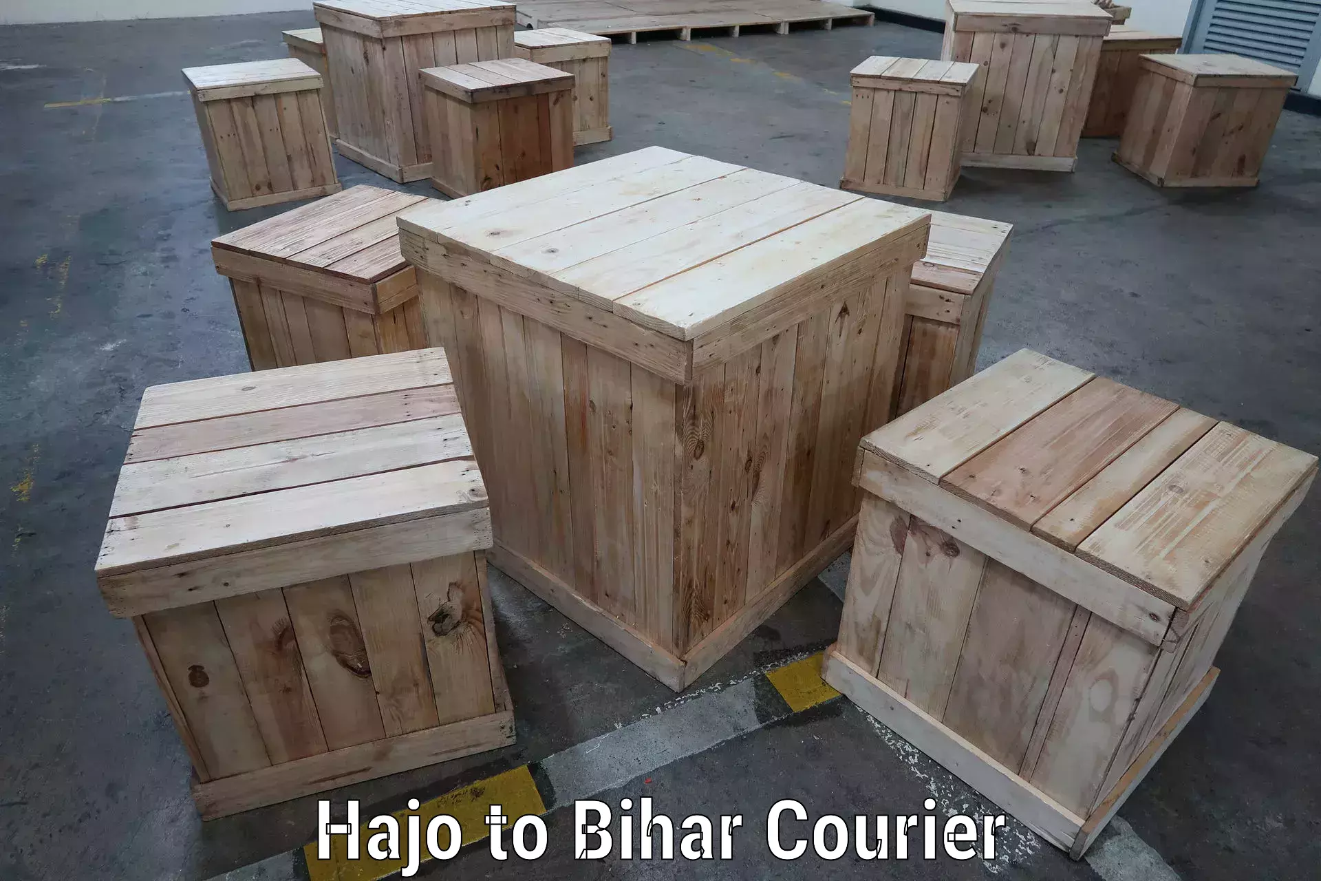 State-of-the-art courier technology Hajo to Masaurhi