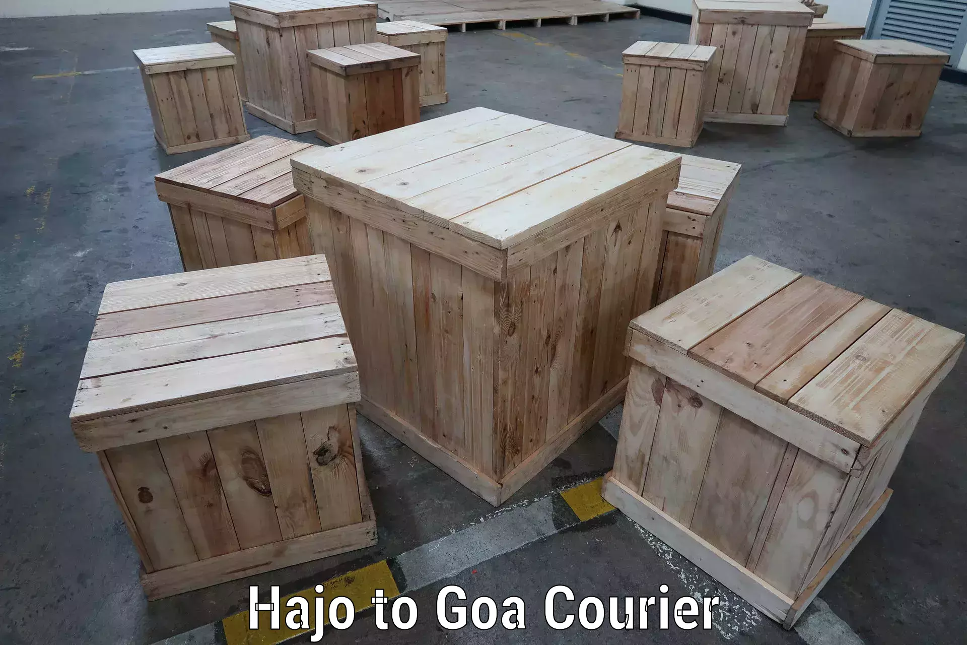 Courier service booking Hajo to Margao