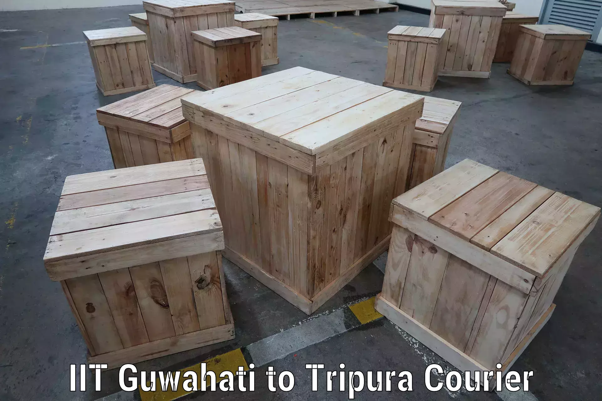 Commercial shipping rates IIT Guwahati to Tripura