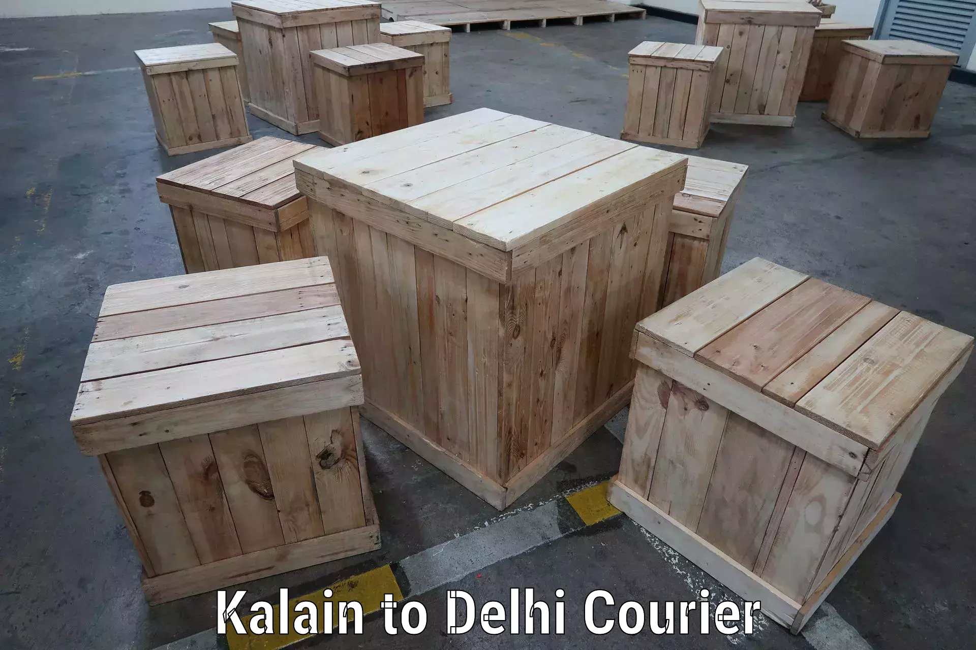 24-hour delivery options Kalain to Naraina Industrial Estate