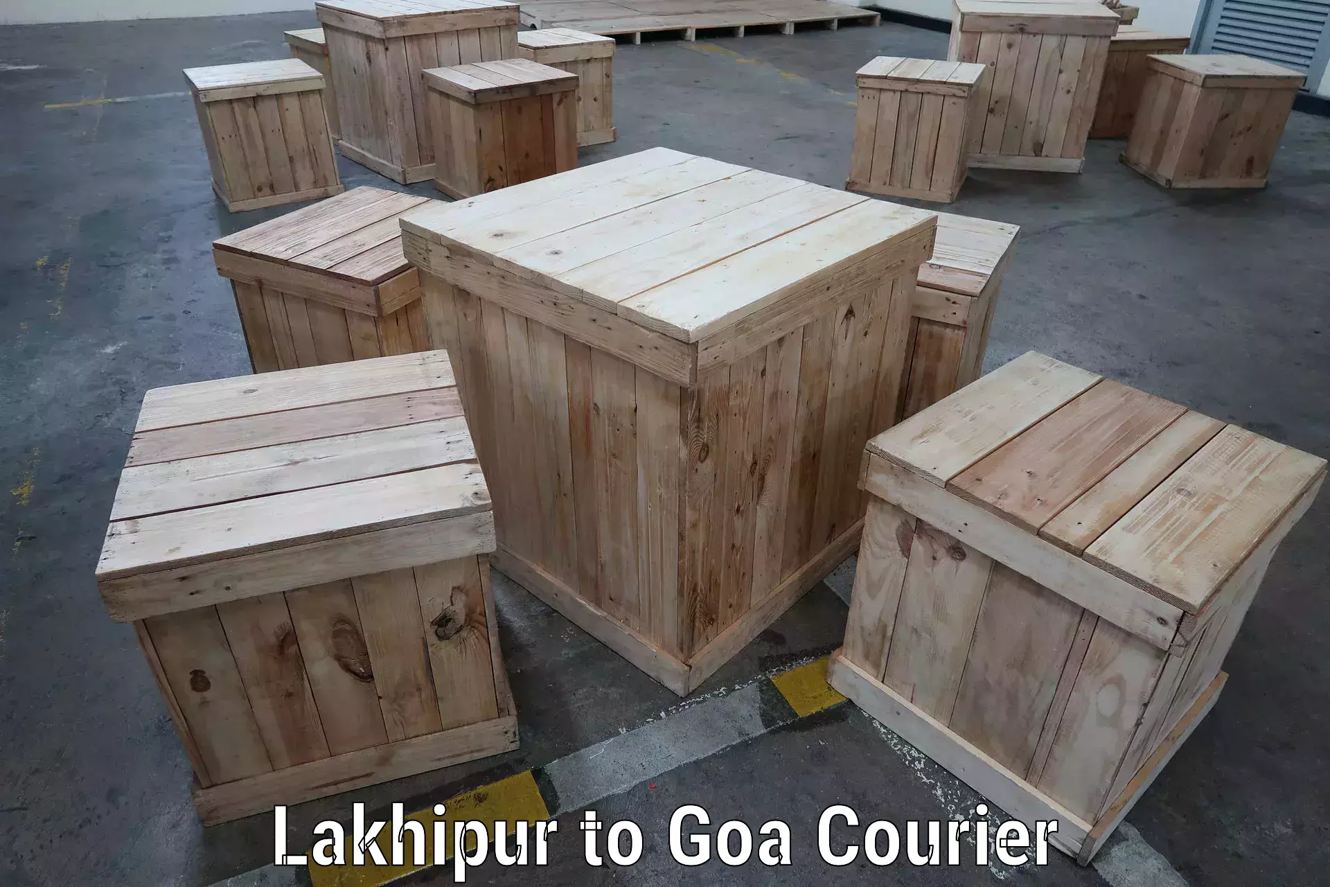 Express delivery capabilities Lakhipur to Goa