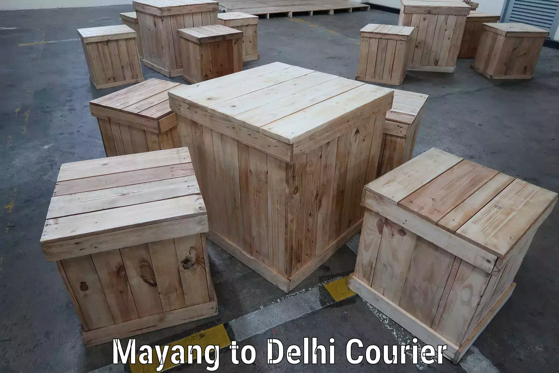 Versatile courier offerings Mayang to East Delhi