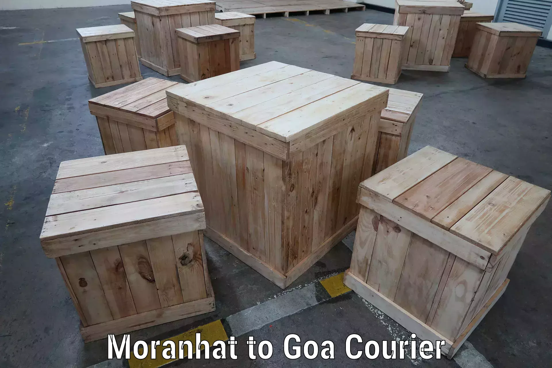 Efficient package consolidation Moranhat to Goa University