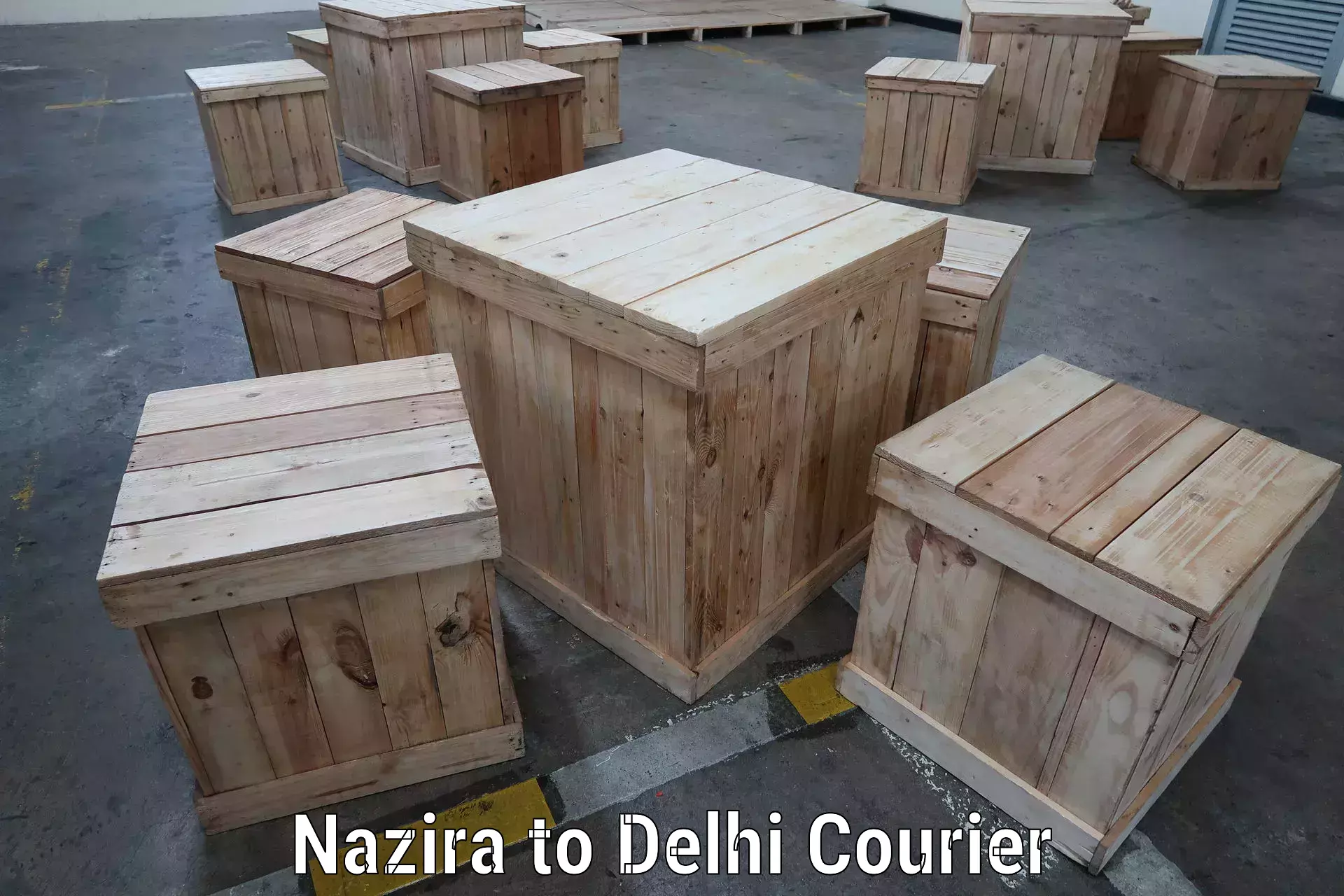 Next day courier Nazira to Jamia Millia Islamia New Delhi