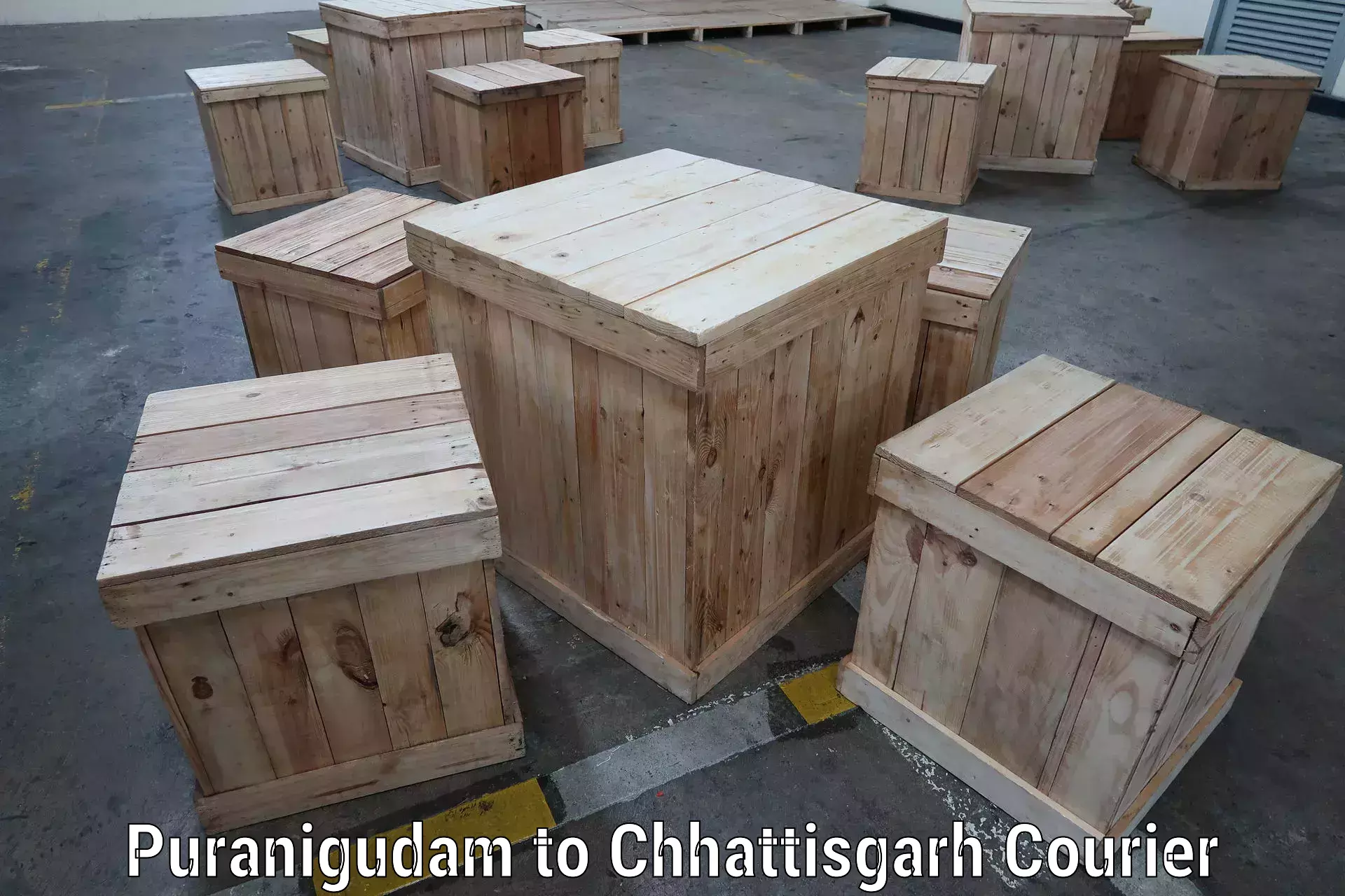 Efficient cargo handling Puranigudam to Chhattisgarh