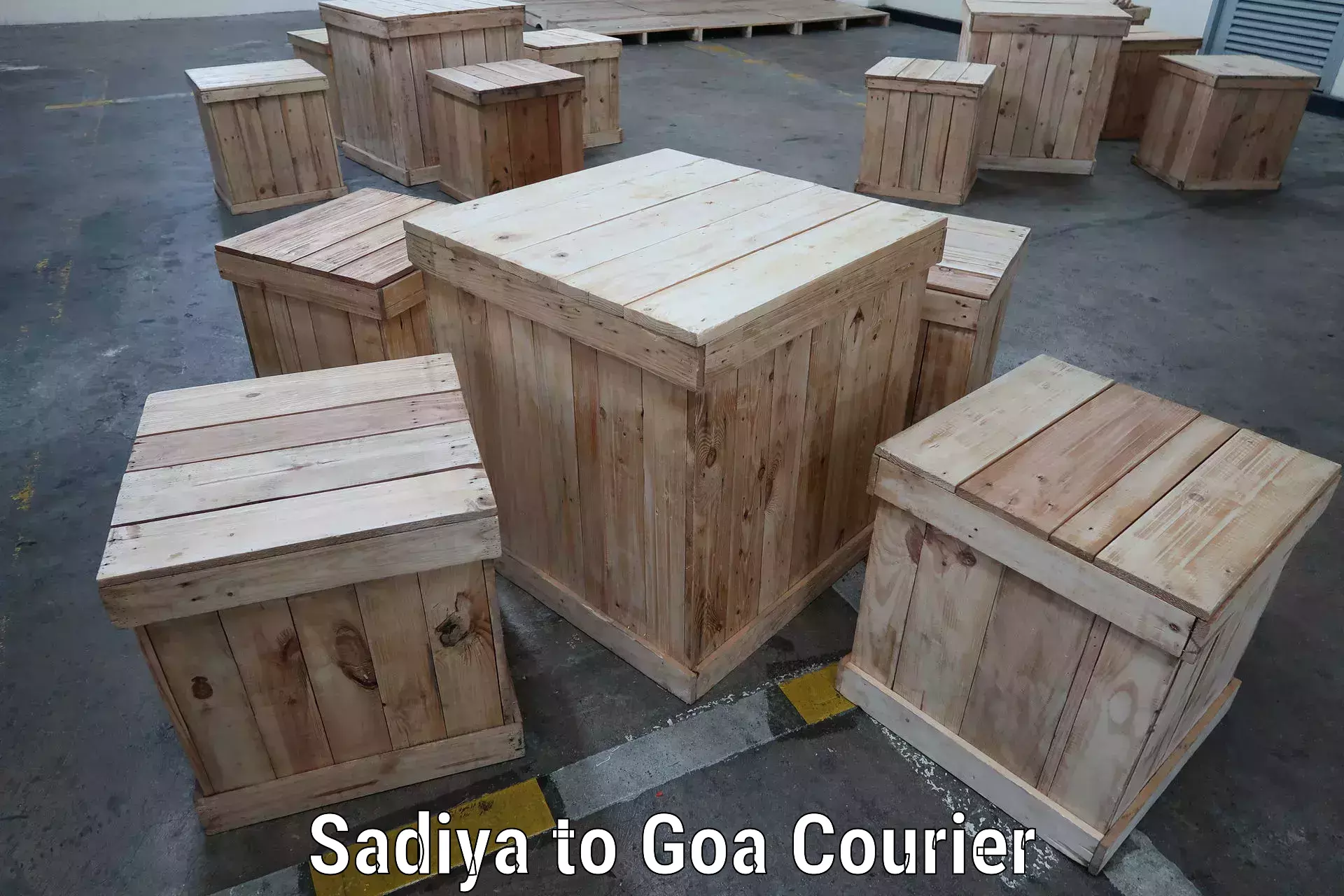 Advanced logistics management Sadiya to Goa