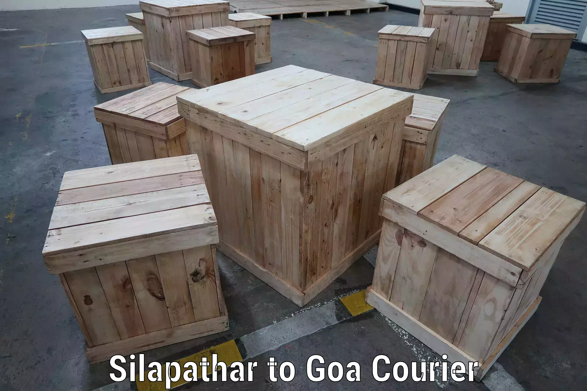 Courier service booking Silapathar to Goa University