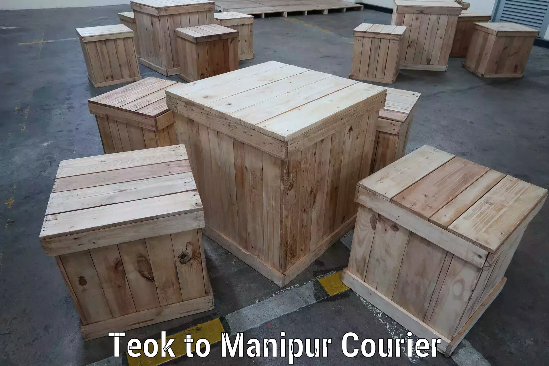 Courier app Teok to Manipur