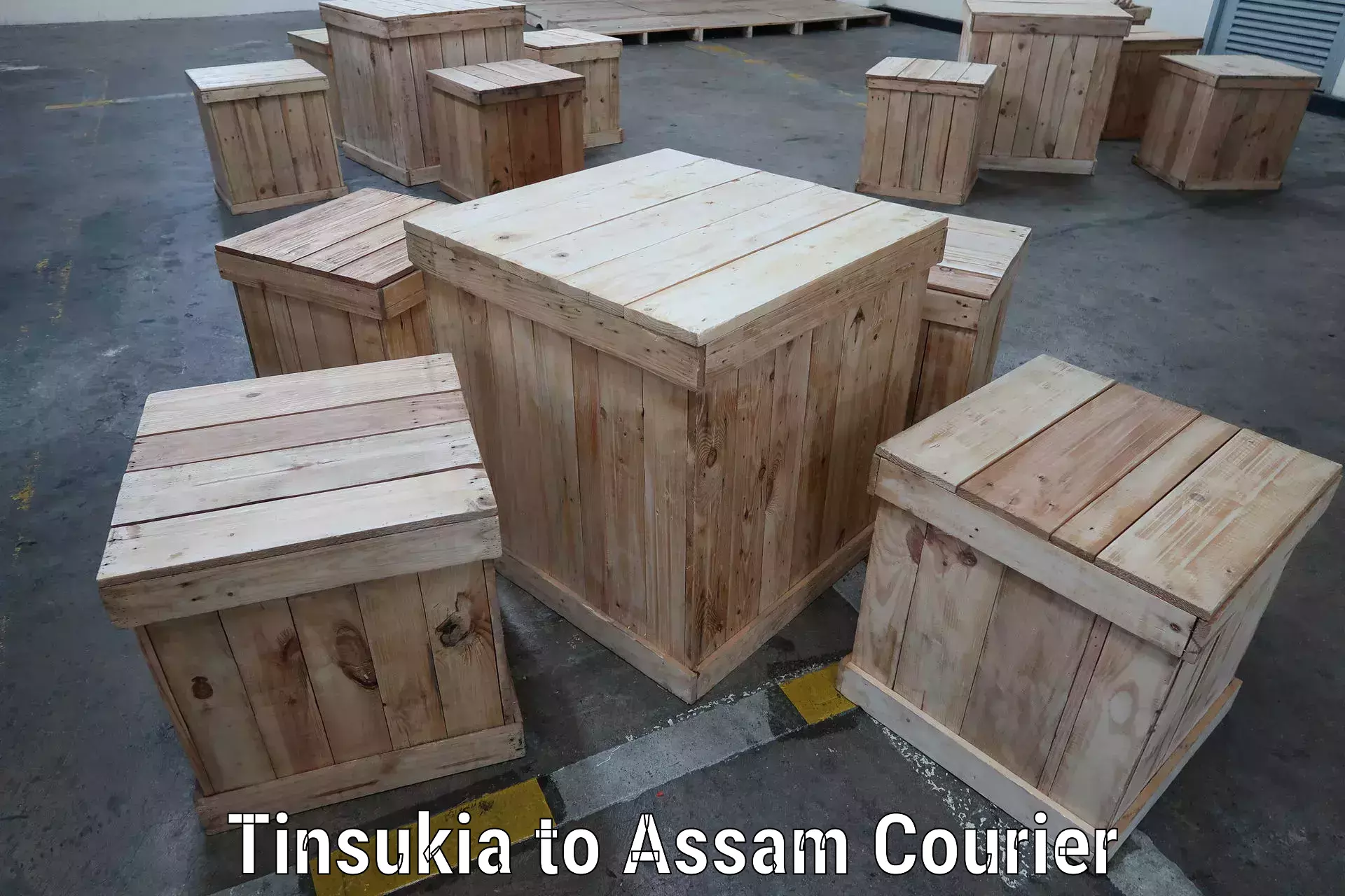 Courier service booking Tinsukia to Lala Assam