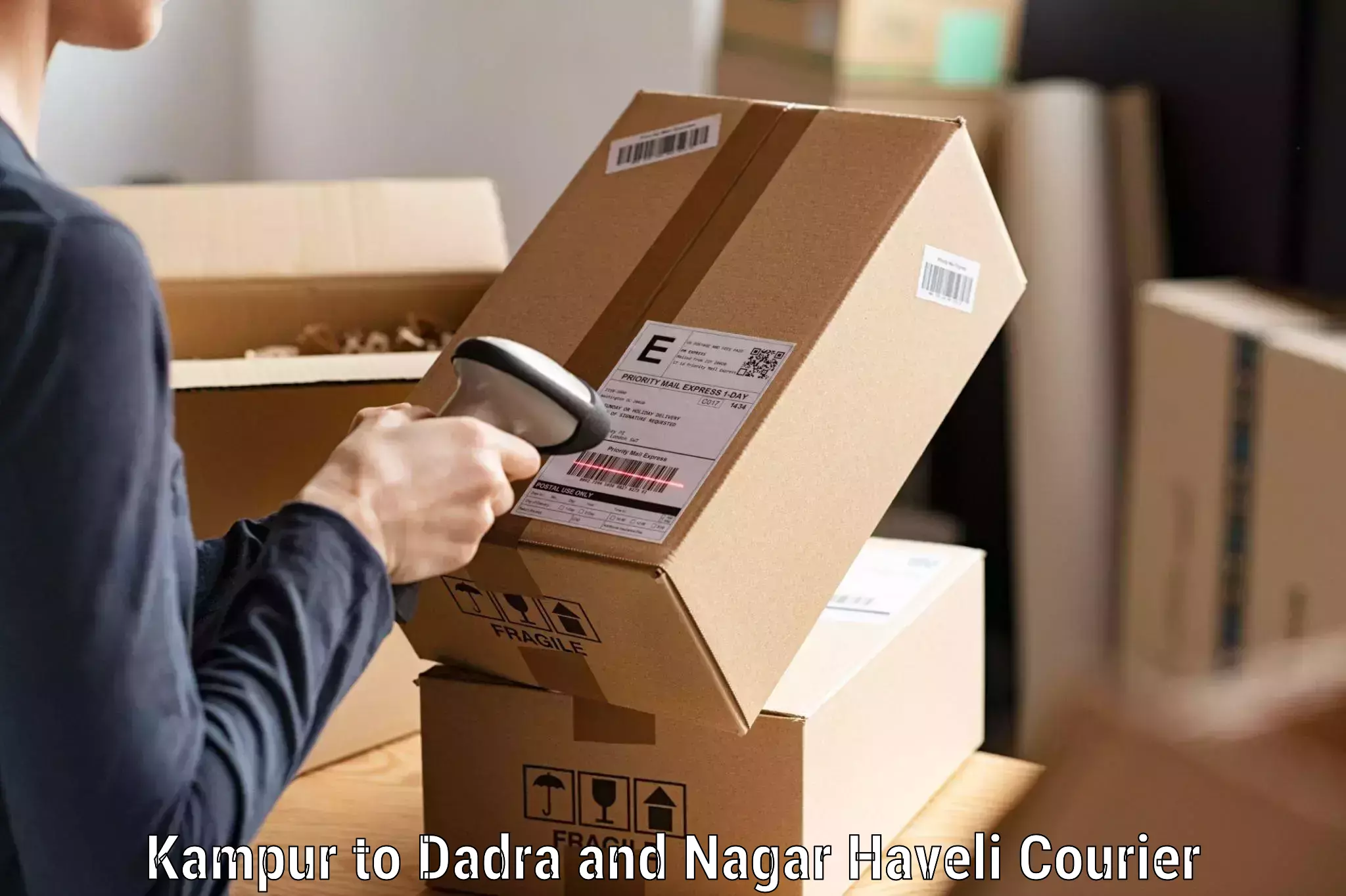 Courier app Kampur to Dadra and Nagar Haveli