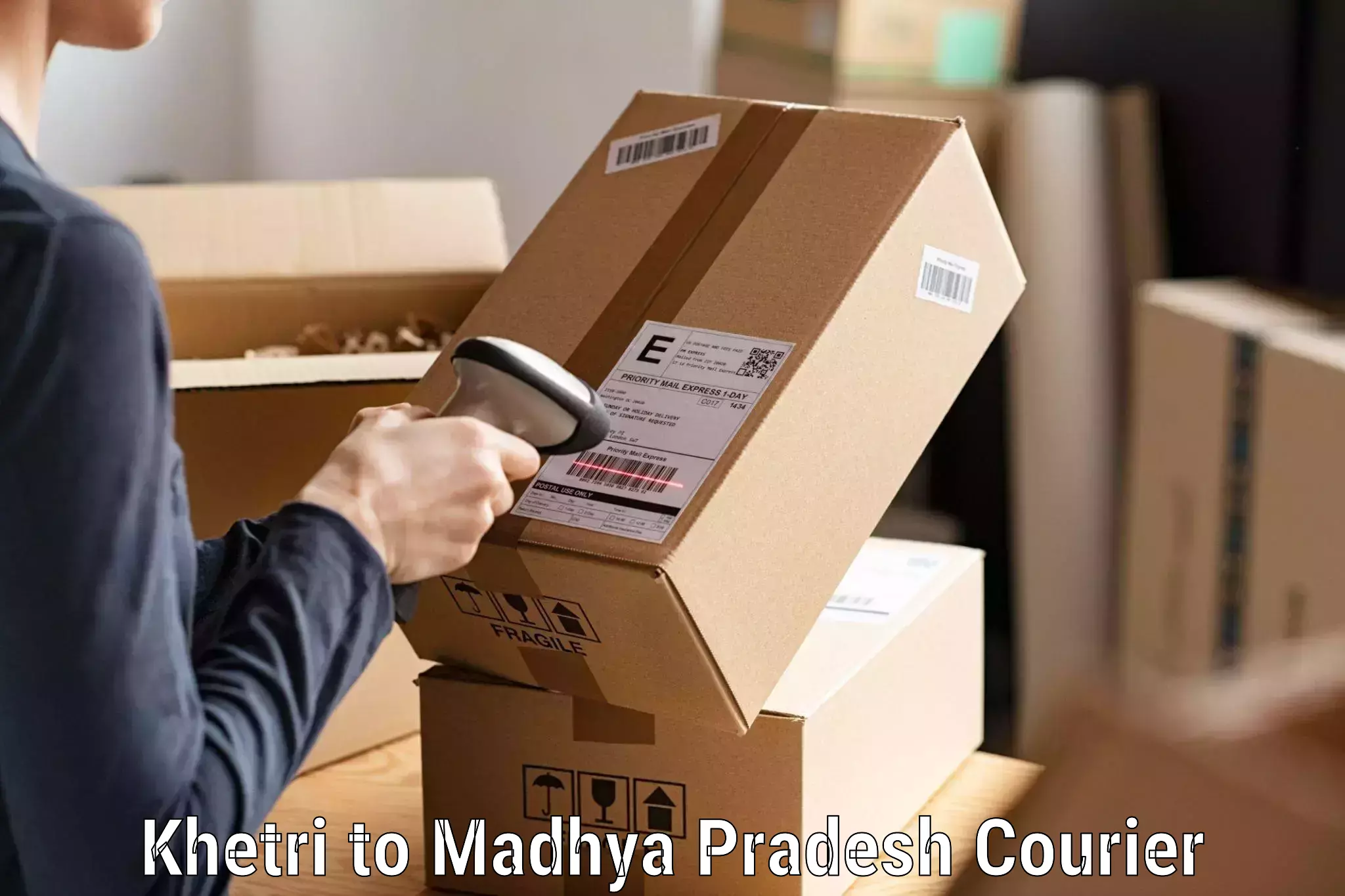 State-of-the-art courier technology Khetri to Chitrangi