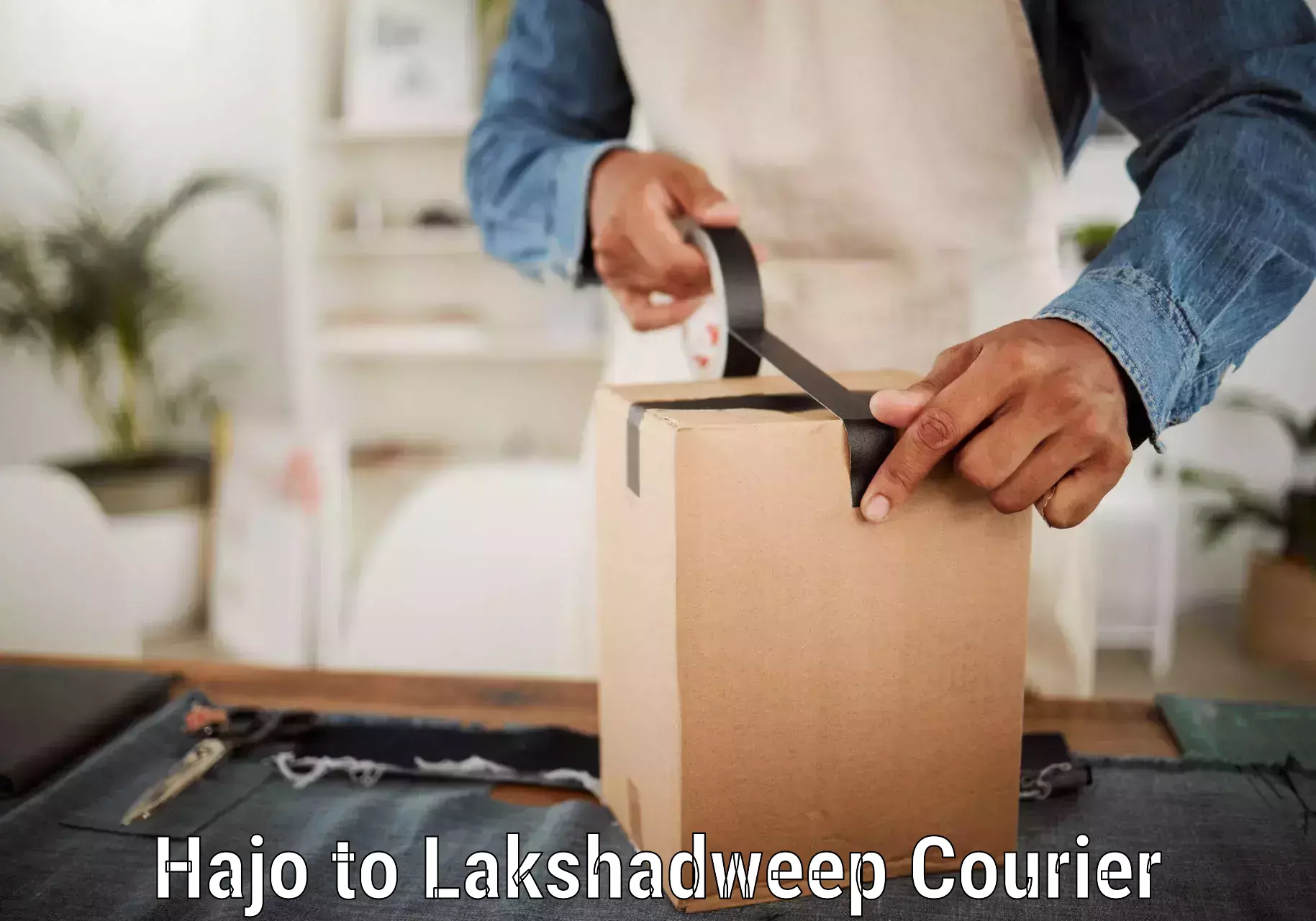 Quick courier services Hajo to Lakshadweep