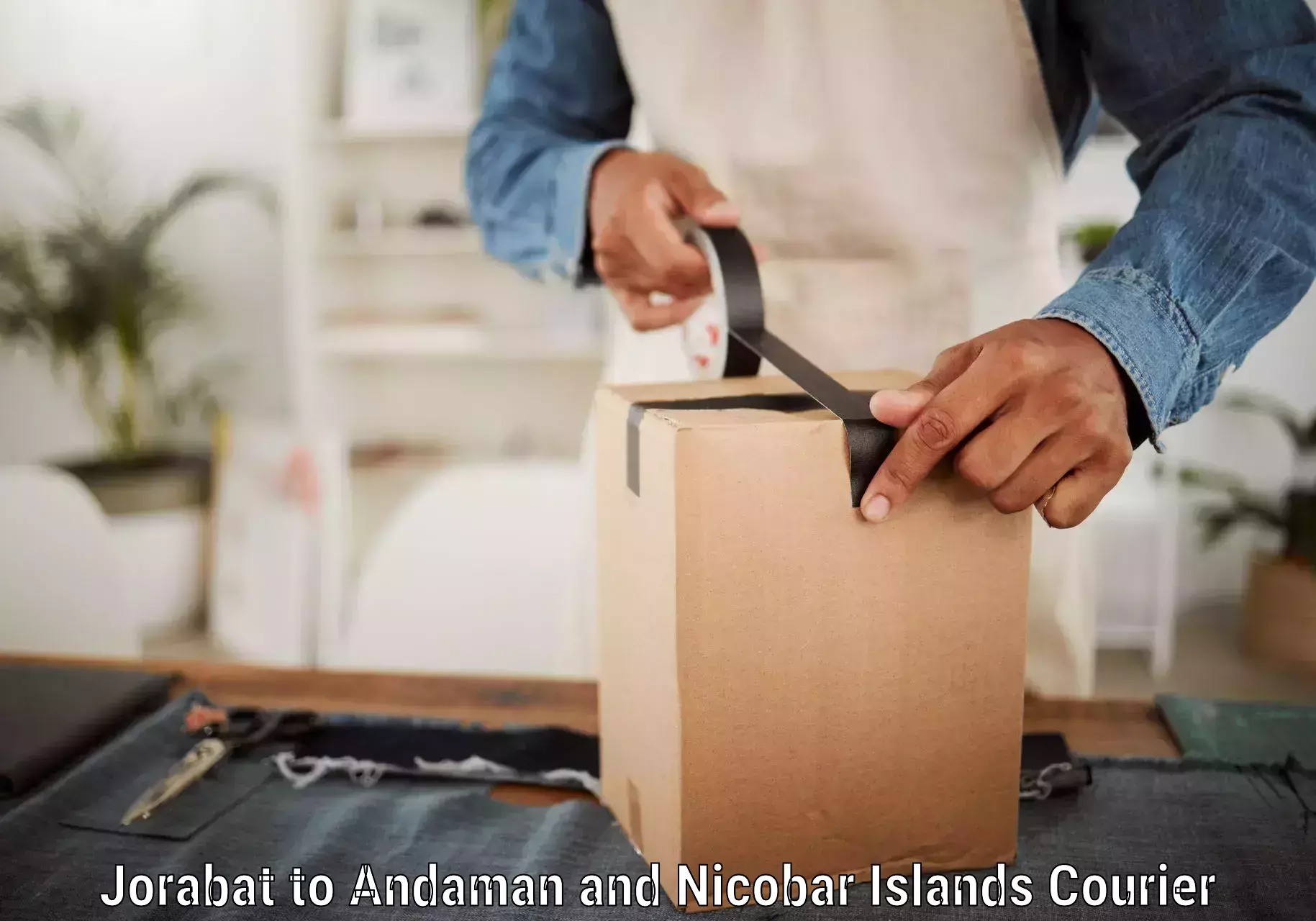 Cost-effective courier options Jorabat to Nicobar
