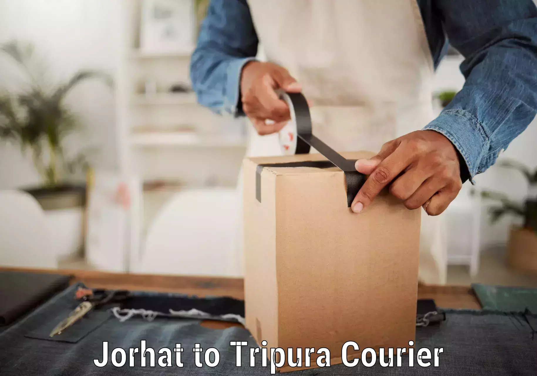 Reliable package handling Jorhat to Udaipur Tripura
