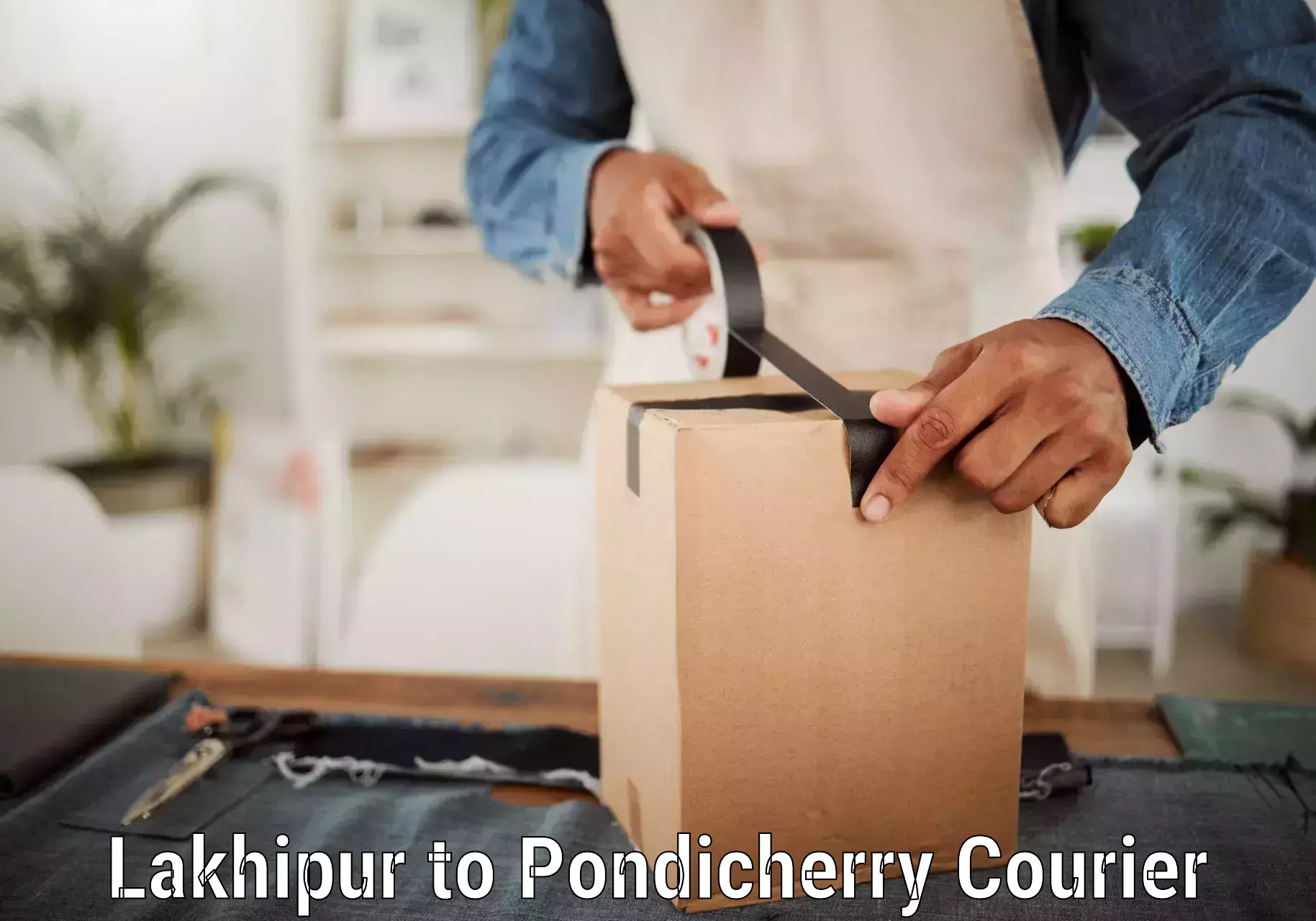 Efficient courier operations Lakhipur to Pondicherry University