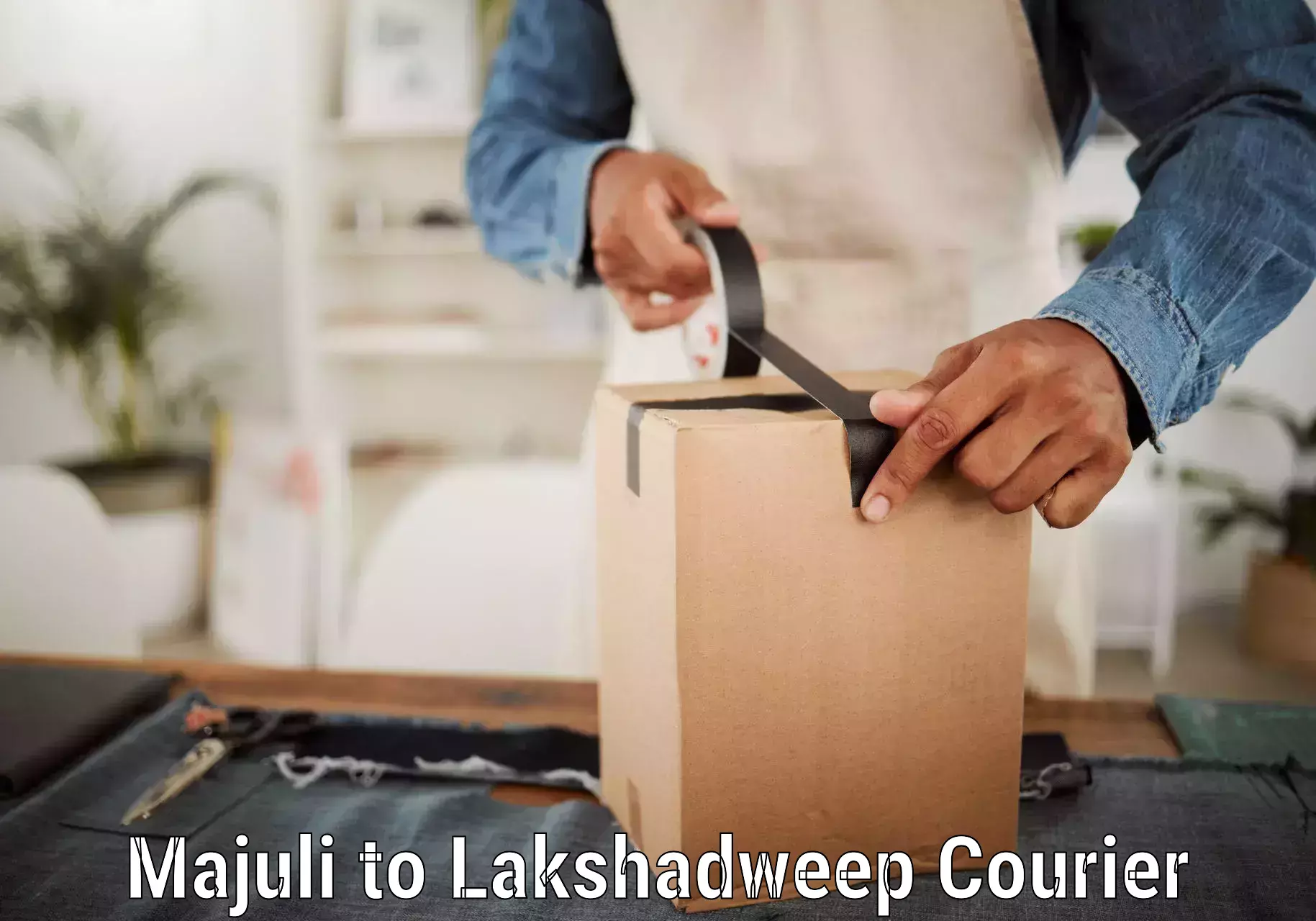 User-friendly delivery service Majuli to Lakshadweep