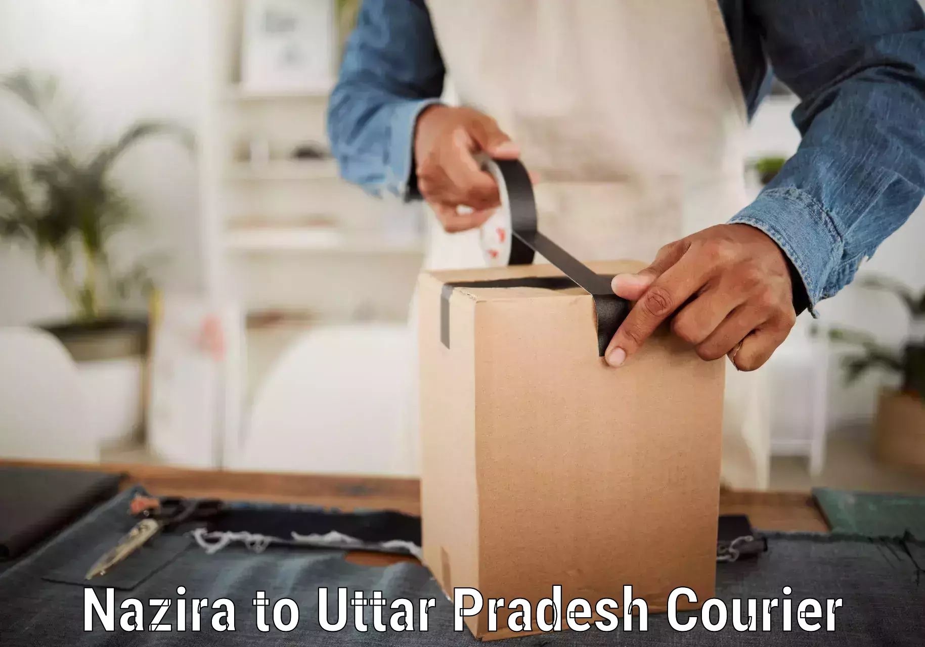 High-capacity shipping options Nazira to Uttar Pradesh