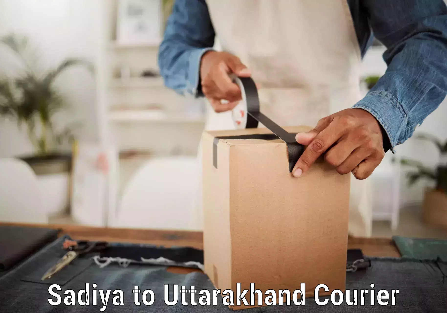 Smart parcel tracking Sadiya to Pithoragarh