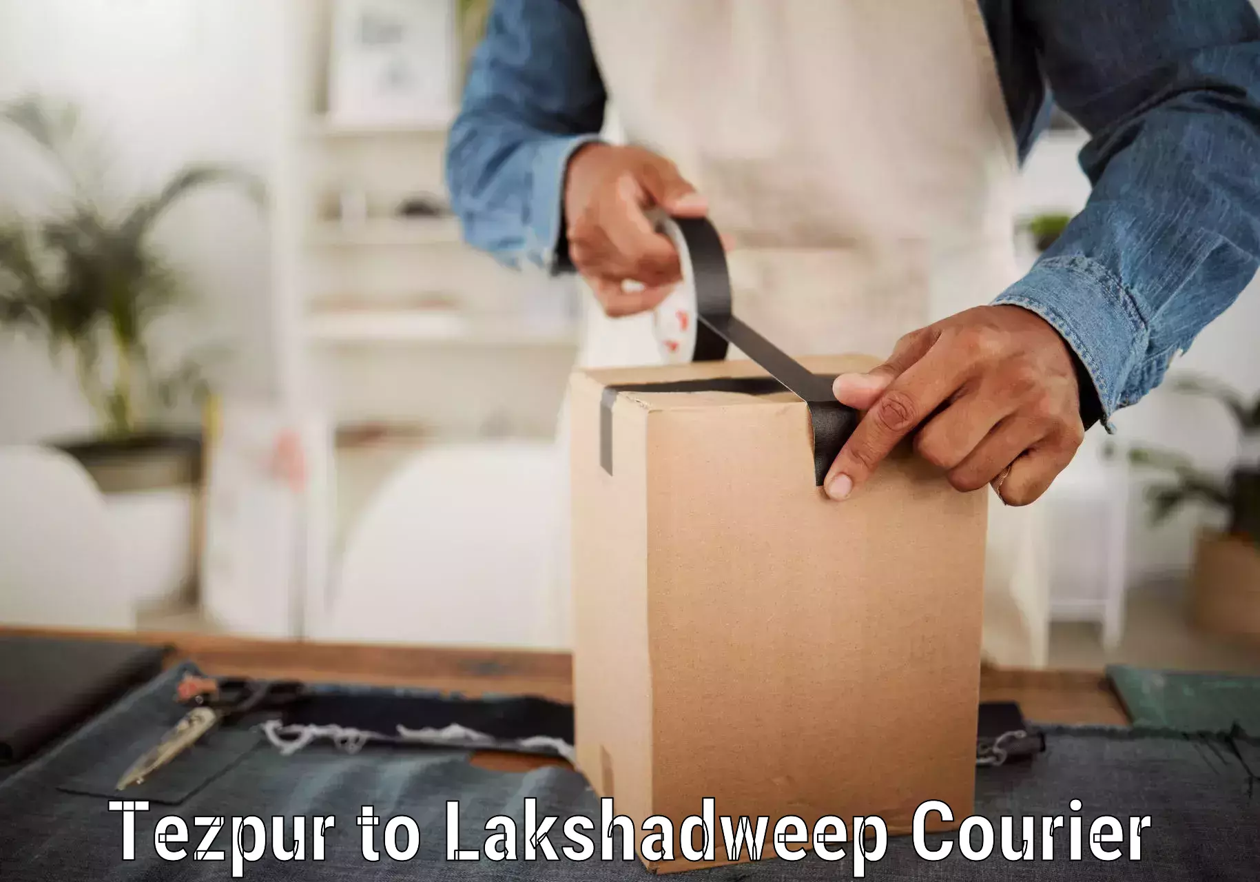Cash on delivery service Tezpur to Lakshadweep