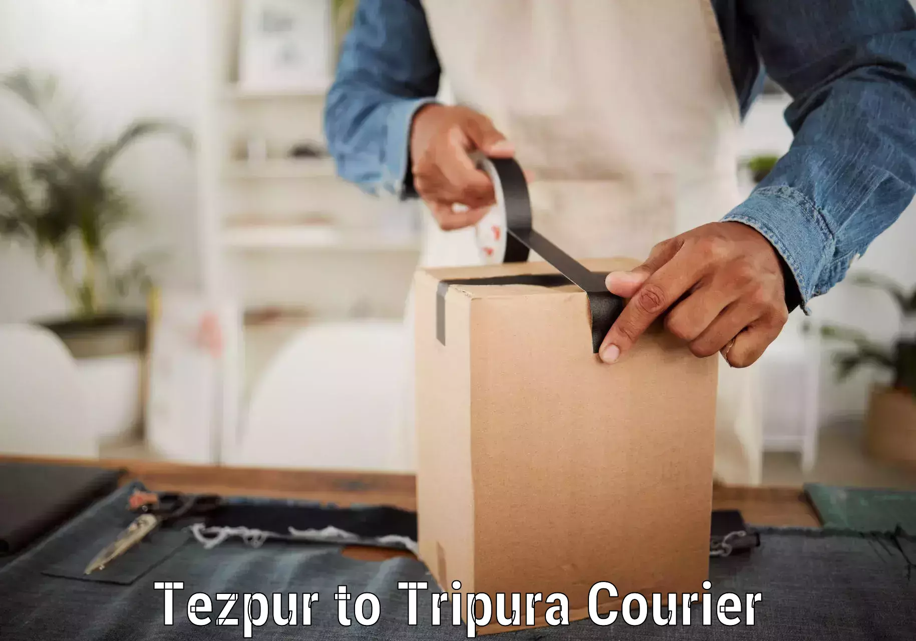 Courier service innovation Tezpur to Tripura