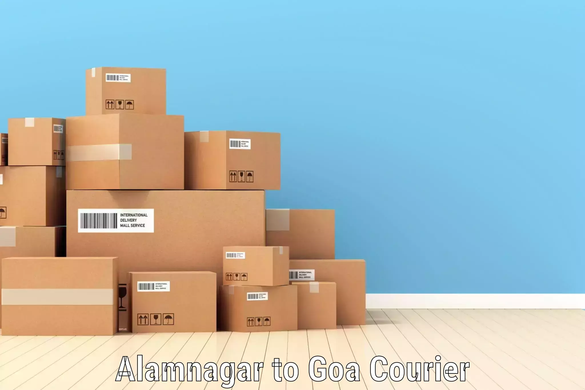 Courier service efficiency Alamnagar to Sanvordem
