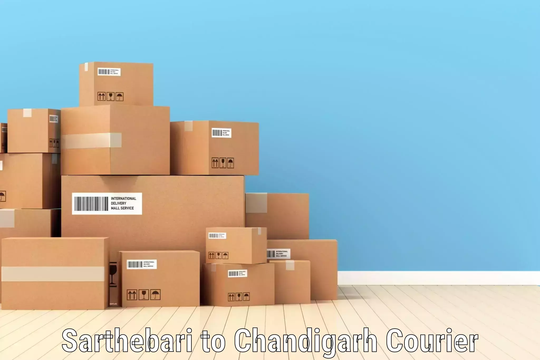 On-call courier service in Sarthebari to Chandigarh