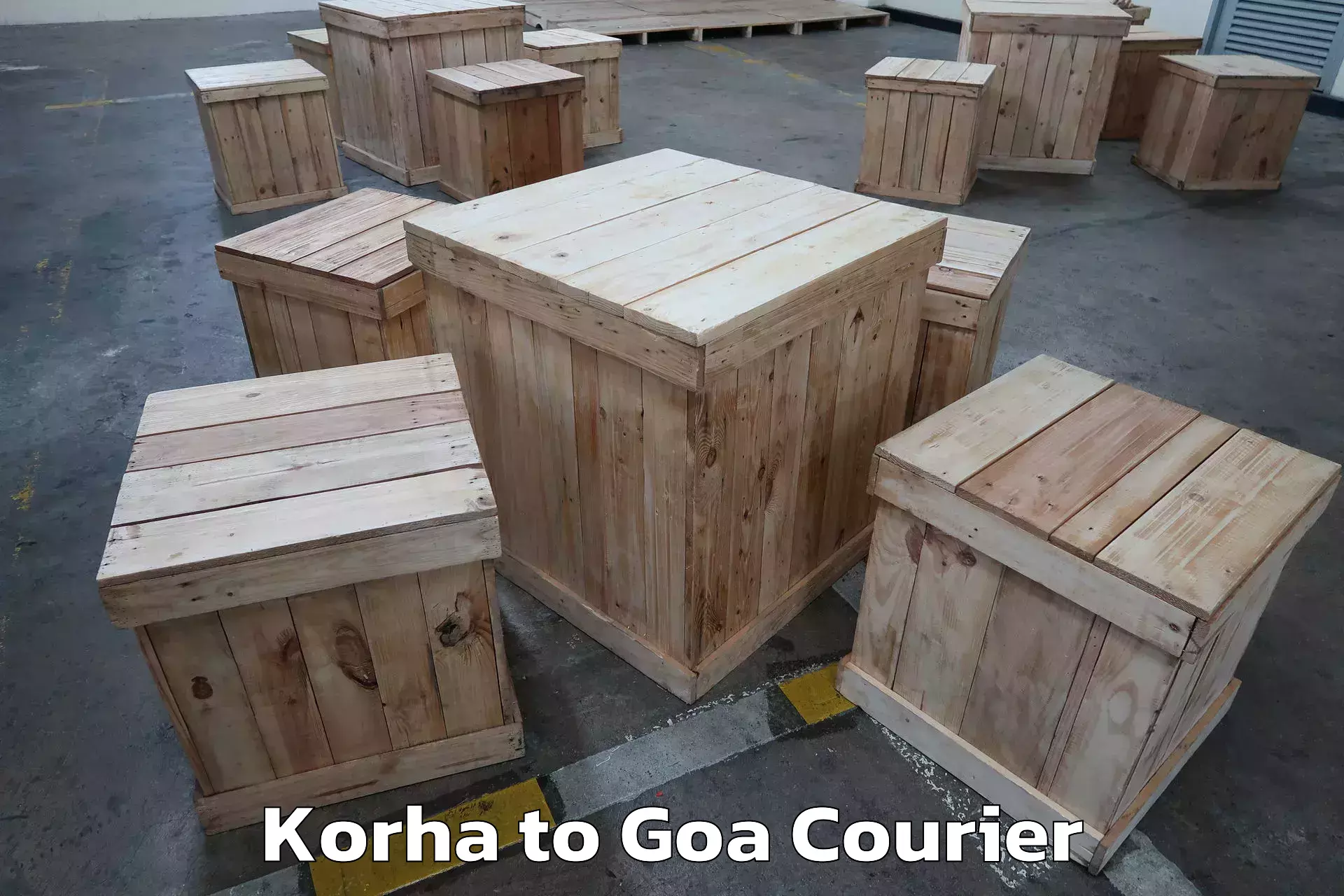 Home goods moving company Korha to Panaji