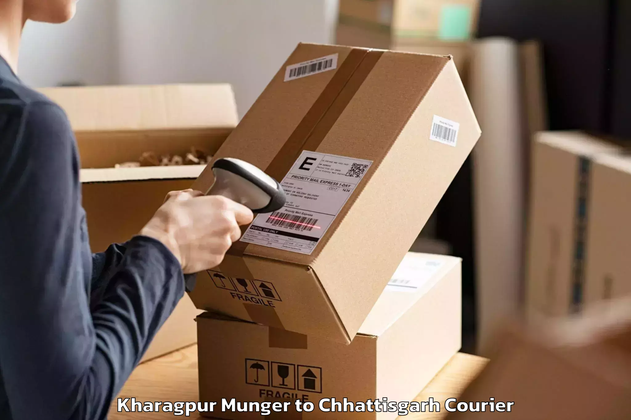 Professional moving strategies Kharagpur Munger to Chhattisgarh