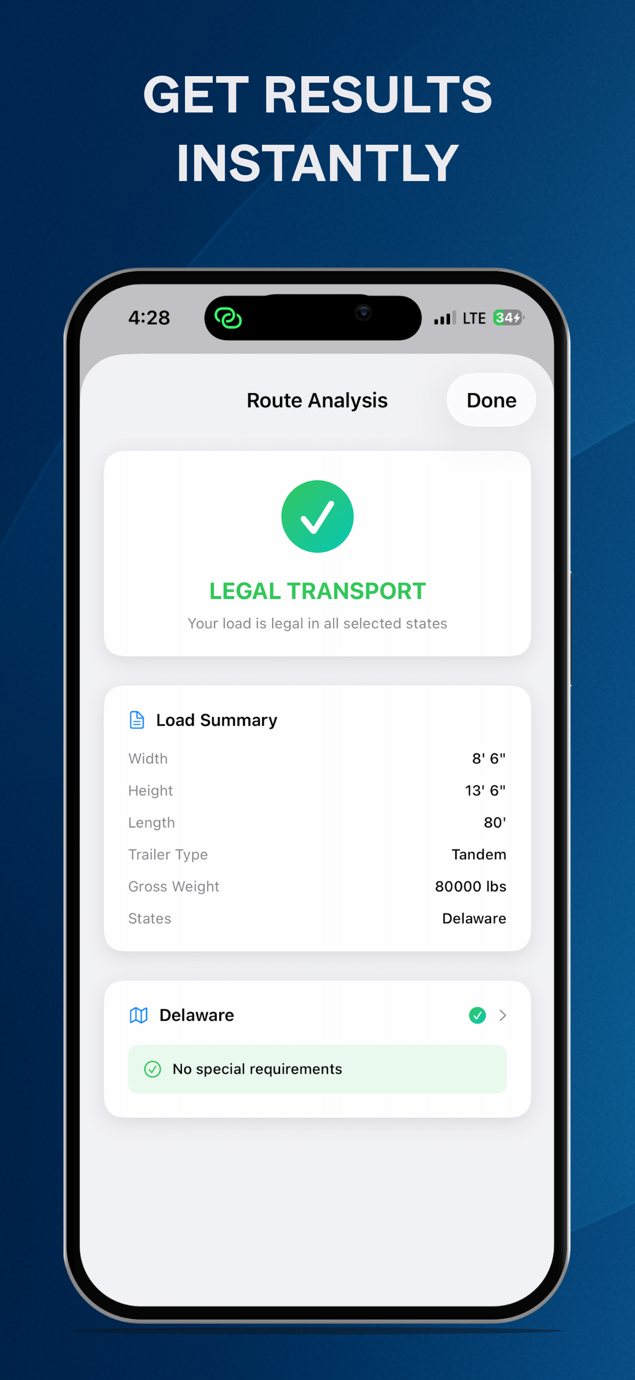 HaulPath app screenshot 2