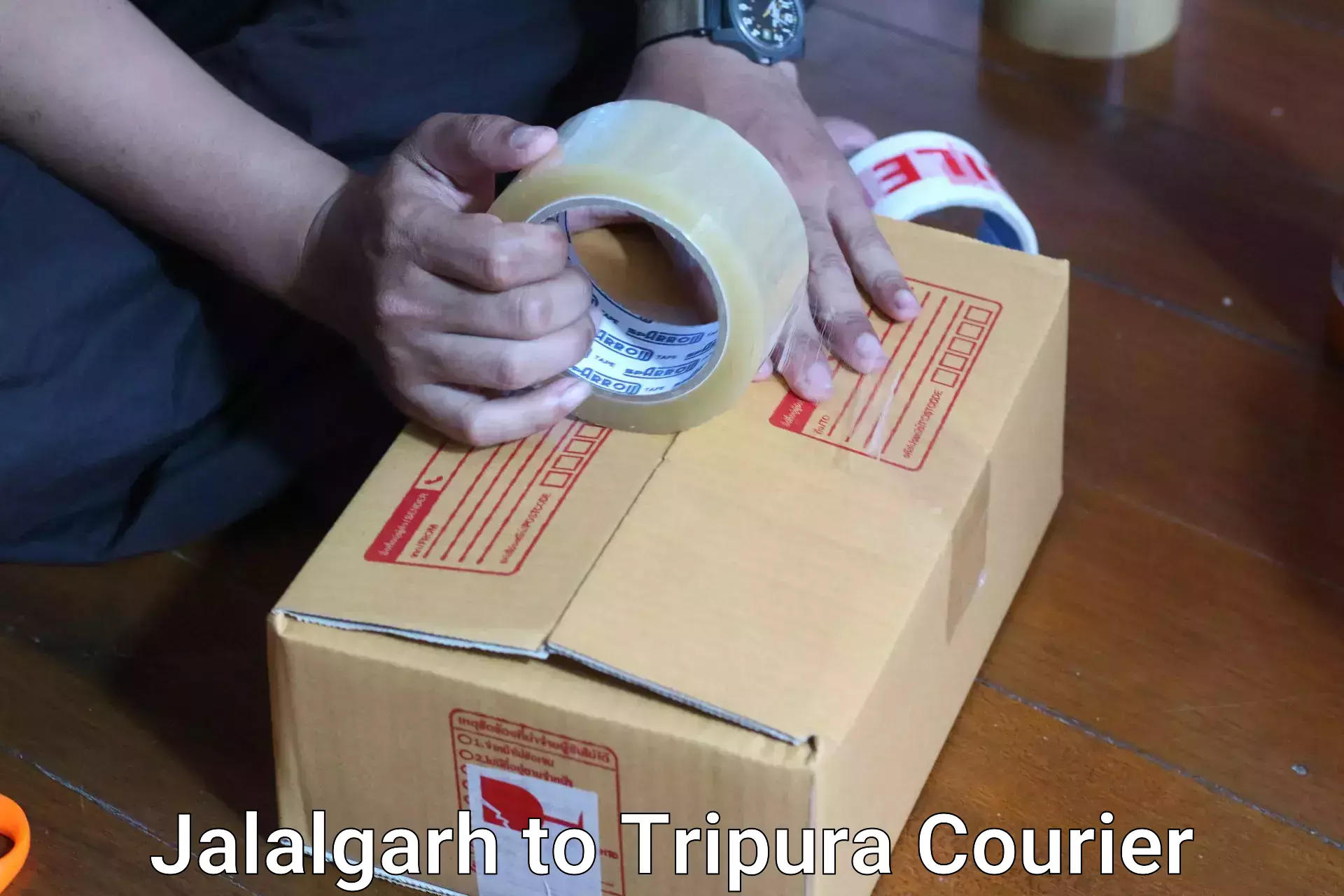 Comprehensive baggage courier Jalalgarh to Tripura