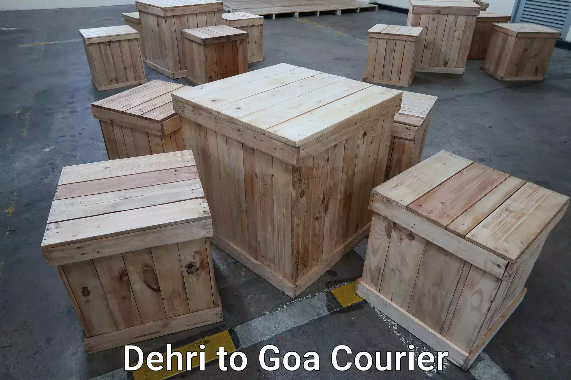 Unaccompanied luggage service Dehri to IIT Goa
