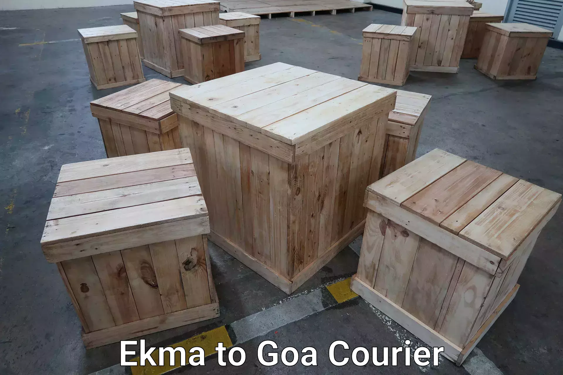 Luggage courier services Ekma to Goa University