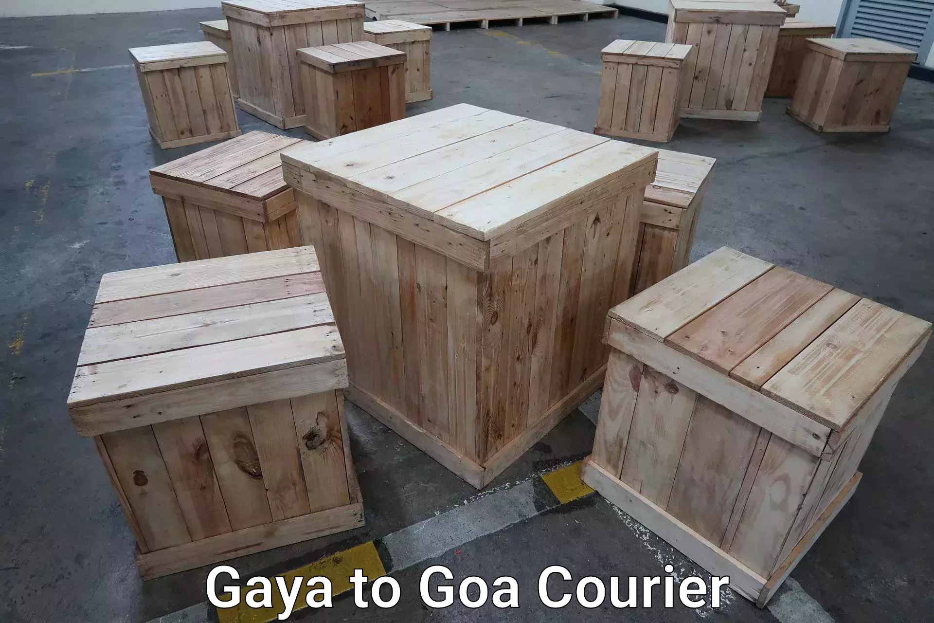 Airport luggage delivery Gaya to Goa