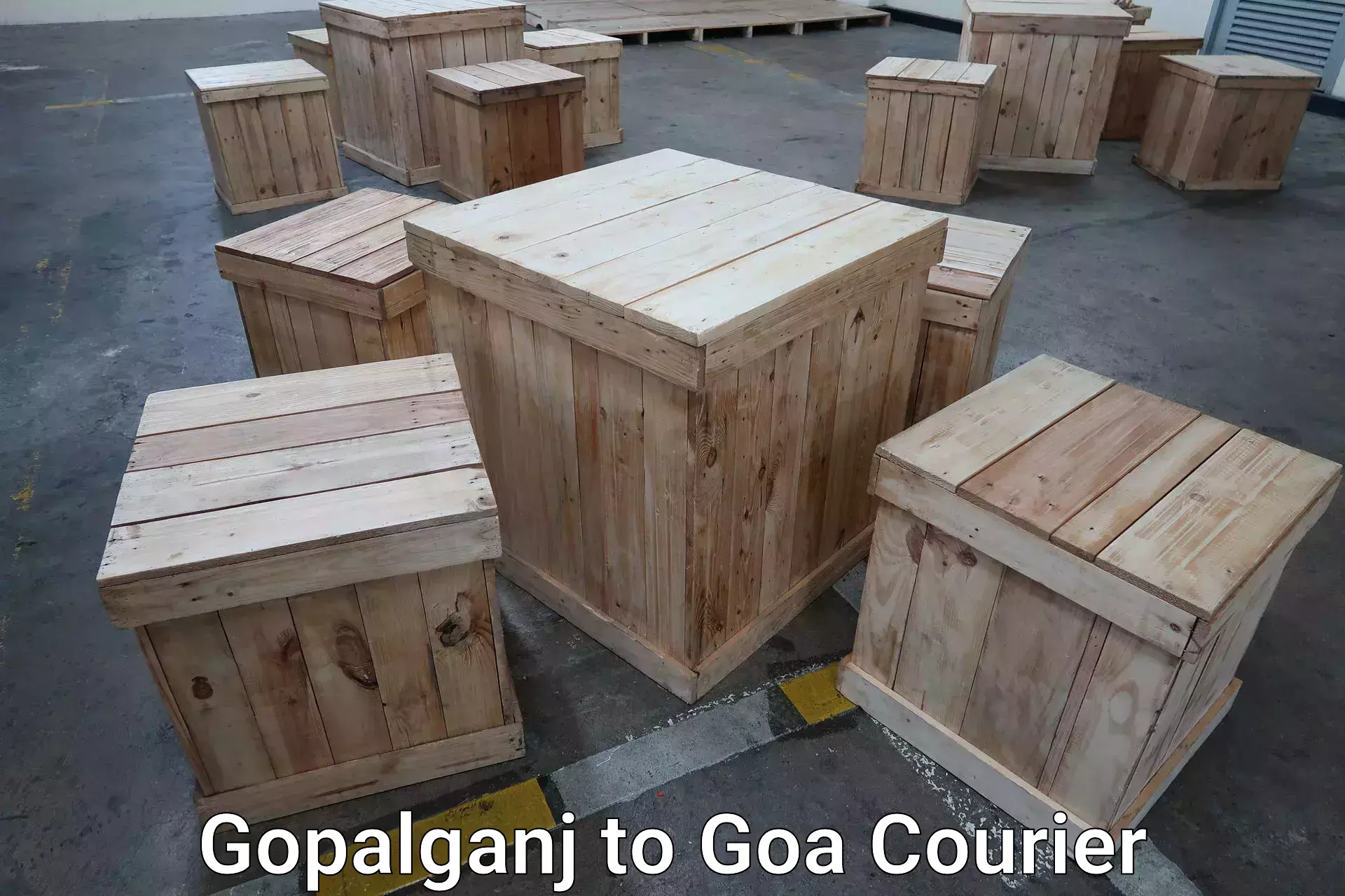 Luggage shipping options Gopalganj to Goa