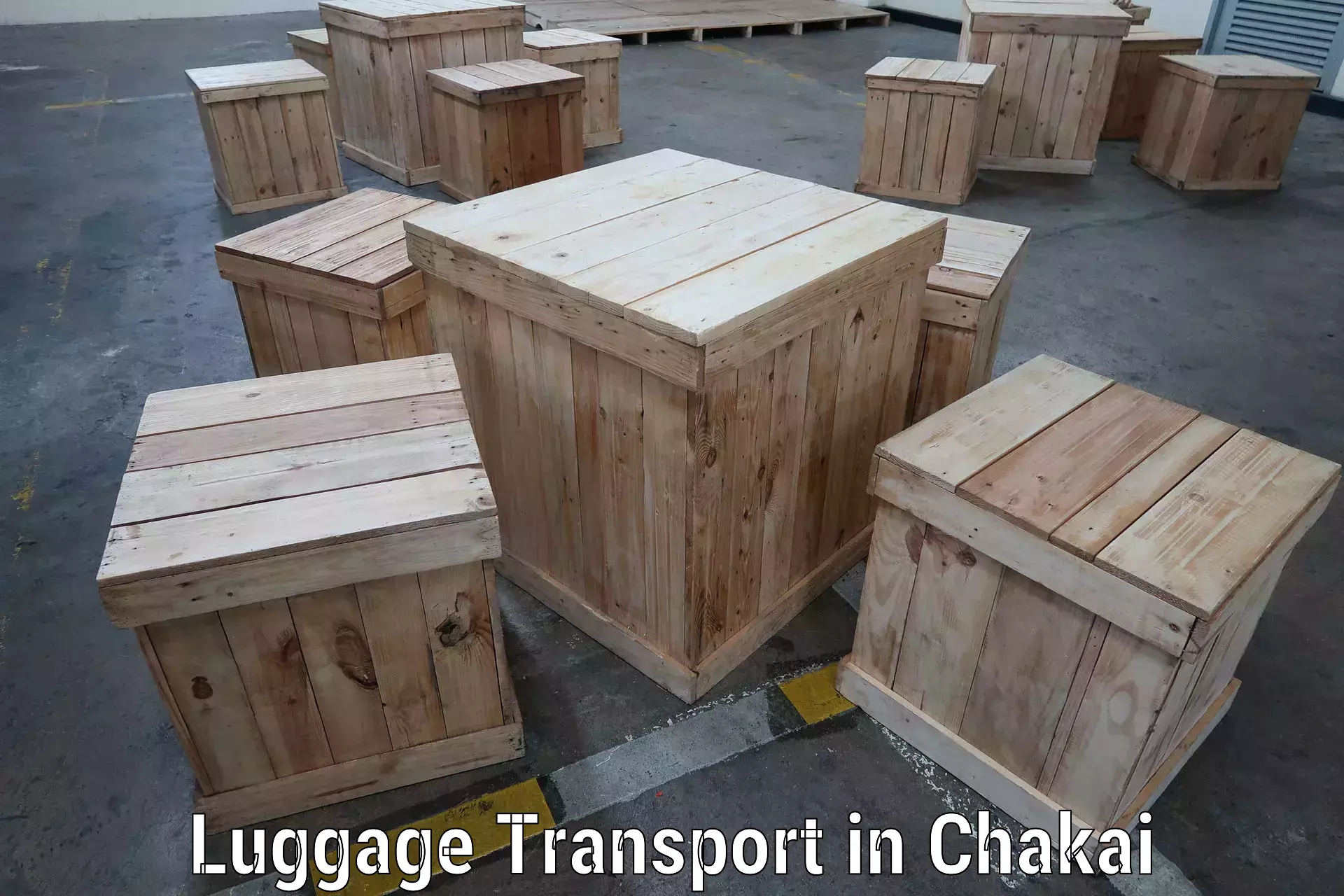Timely baggage transport in Chakai