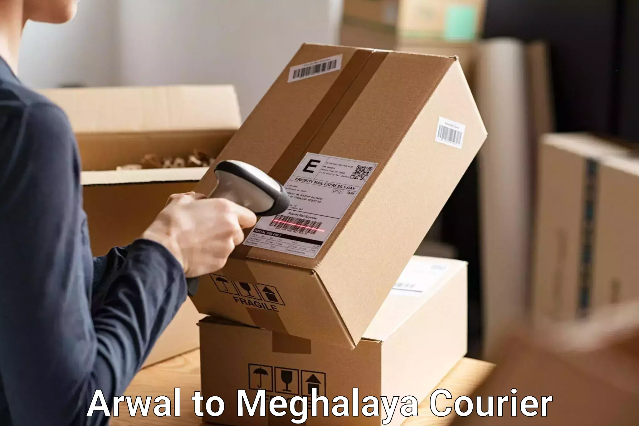 Door to door luggage delivery Arwal to NIT Meghalaya