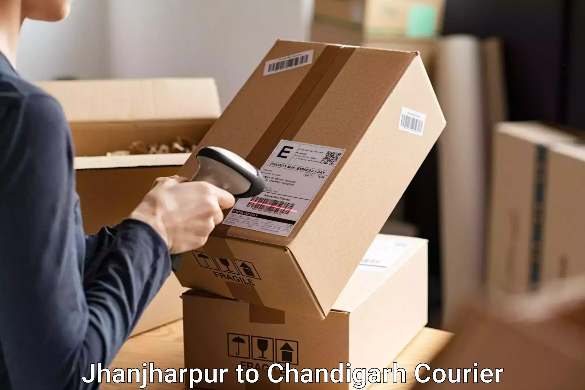 Baggage courier operations Jhanjharpur to Panjab University Chandigarh