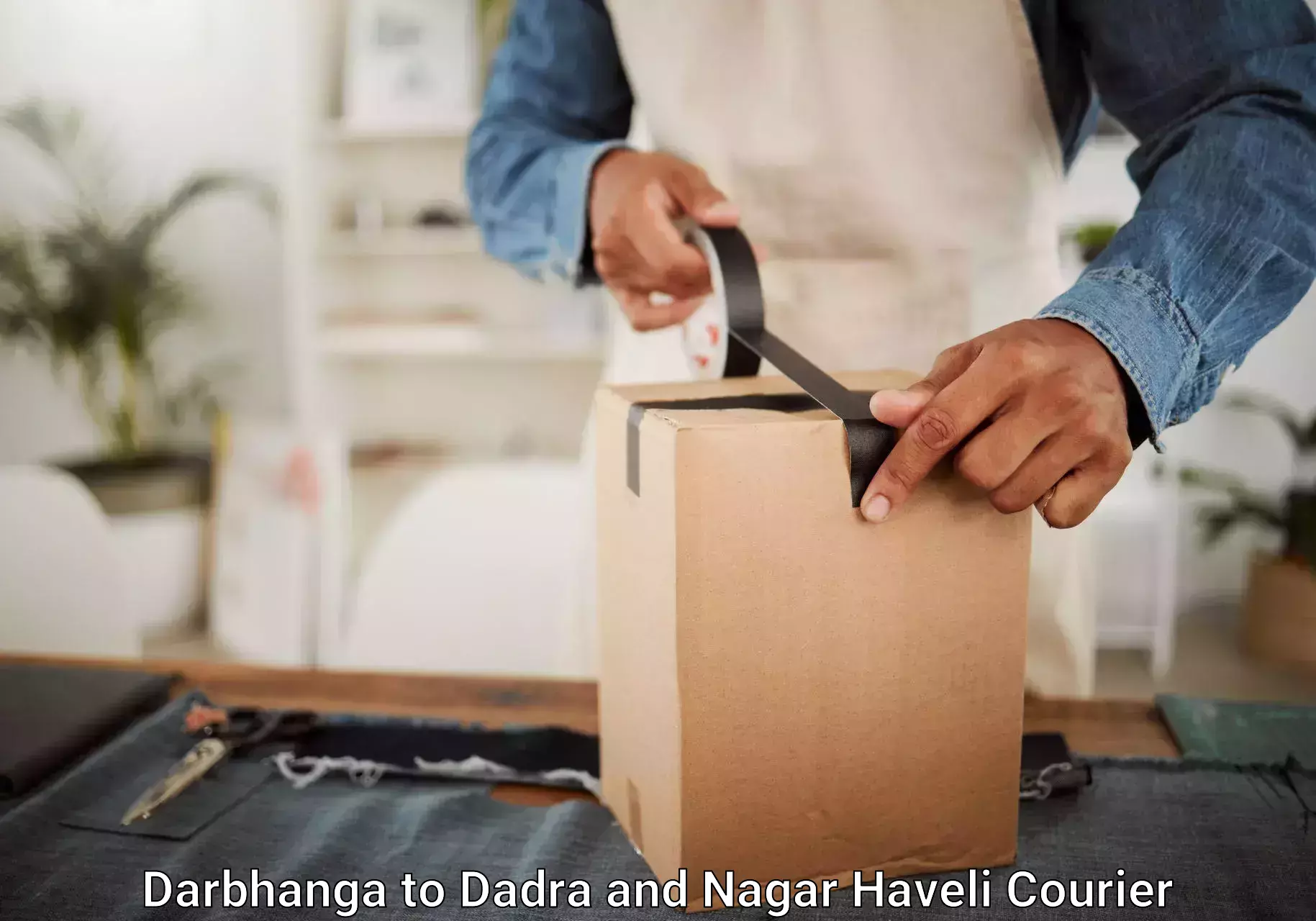 Artwork baggage courier Darbhanga to Dadra and Nagar Haveli