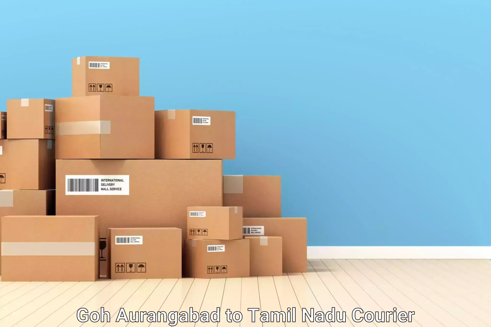 Luggage shipping estimate Goh Aurangabad to Tamil Nadu