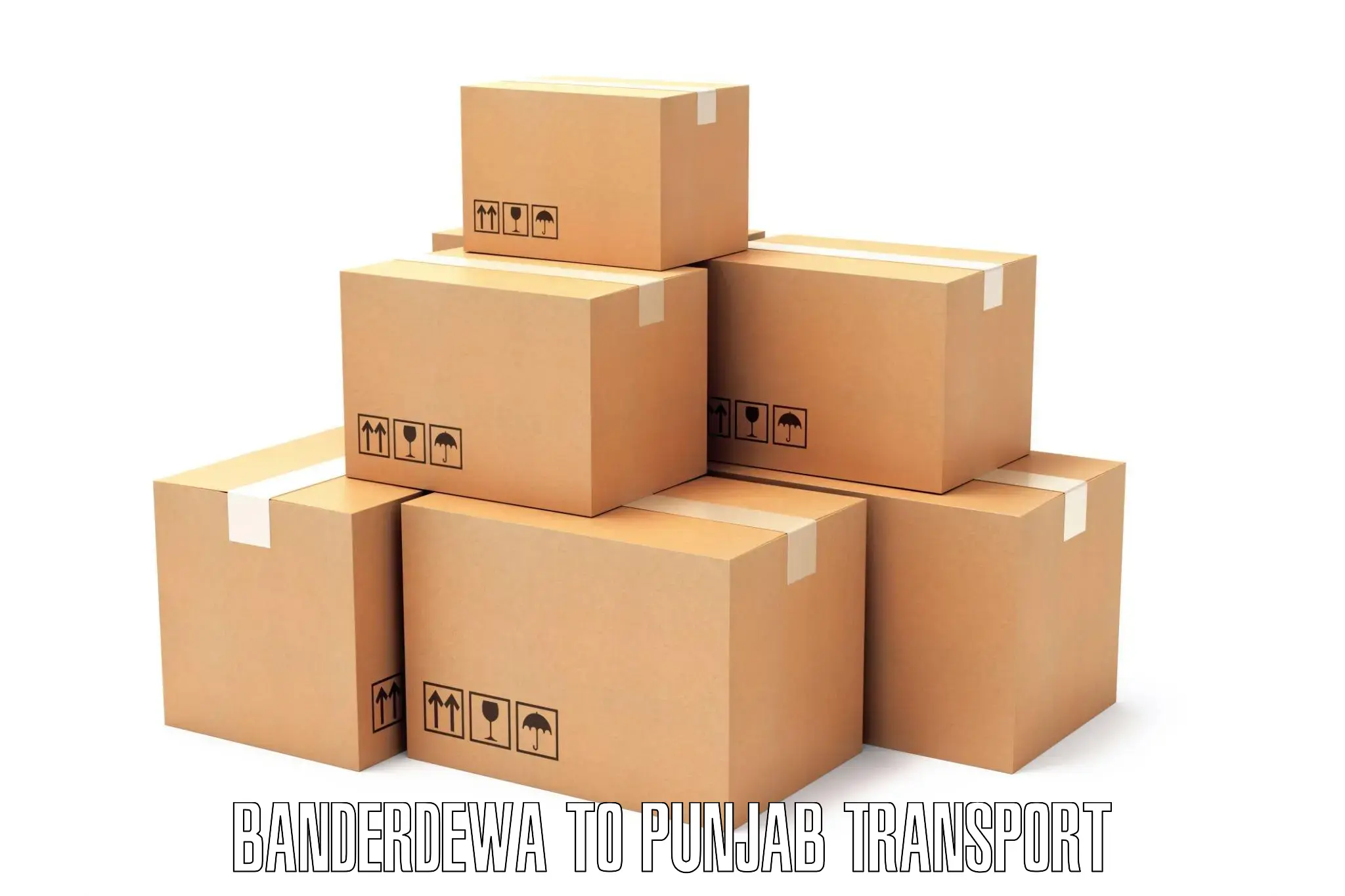 Air freight transport services in Banderdewa to Sultanpur Lodhi