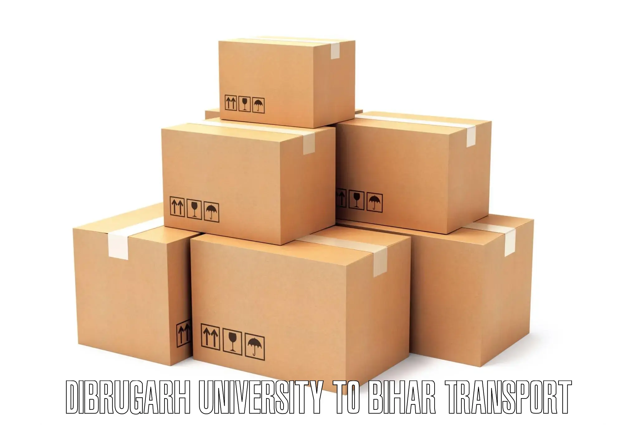 India truck logistics services Dibrugarh University to Nuaon