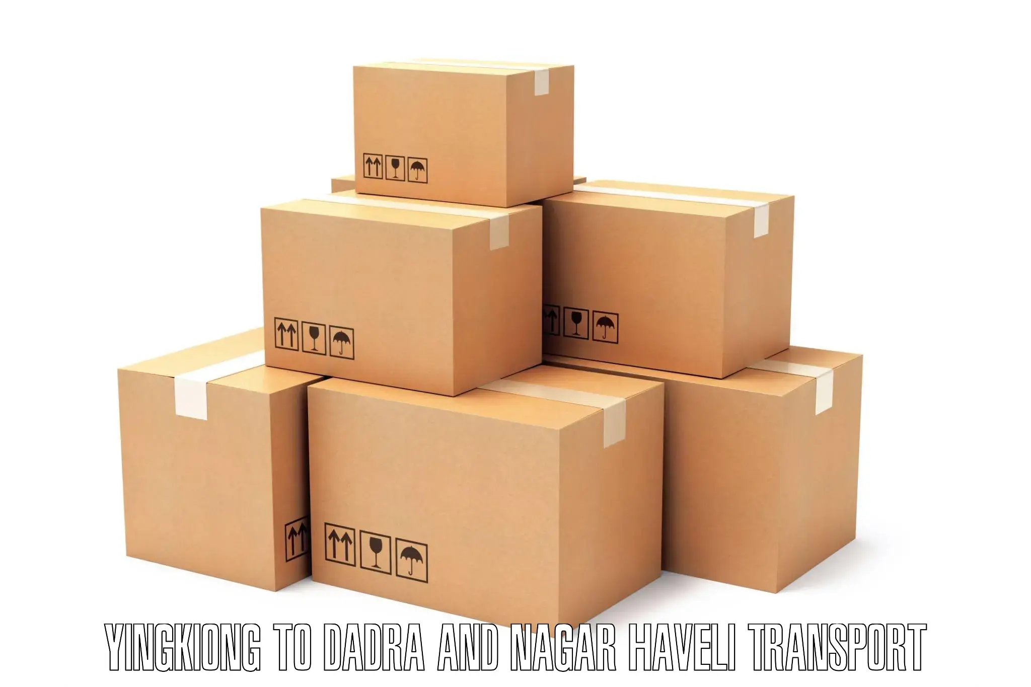 Cargo transportation services Yingkiong to Dadra and Nagar Haveli