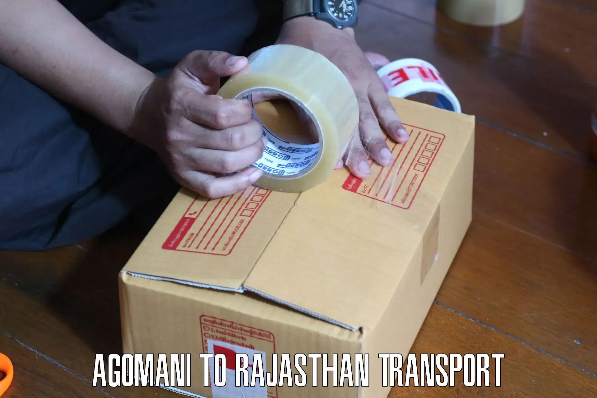 Transportation services Agomani to Laxmangarh